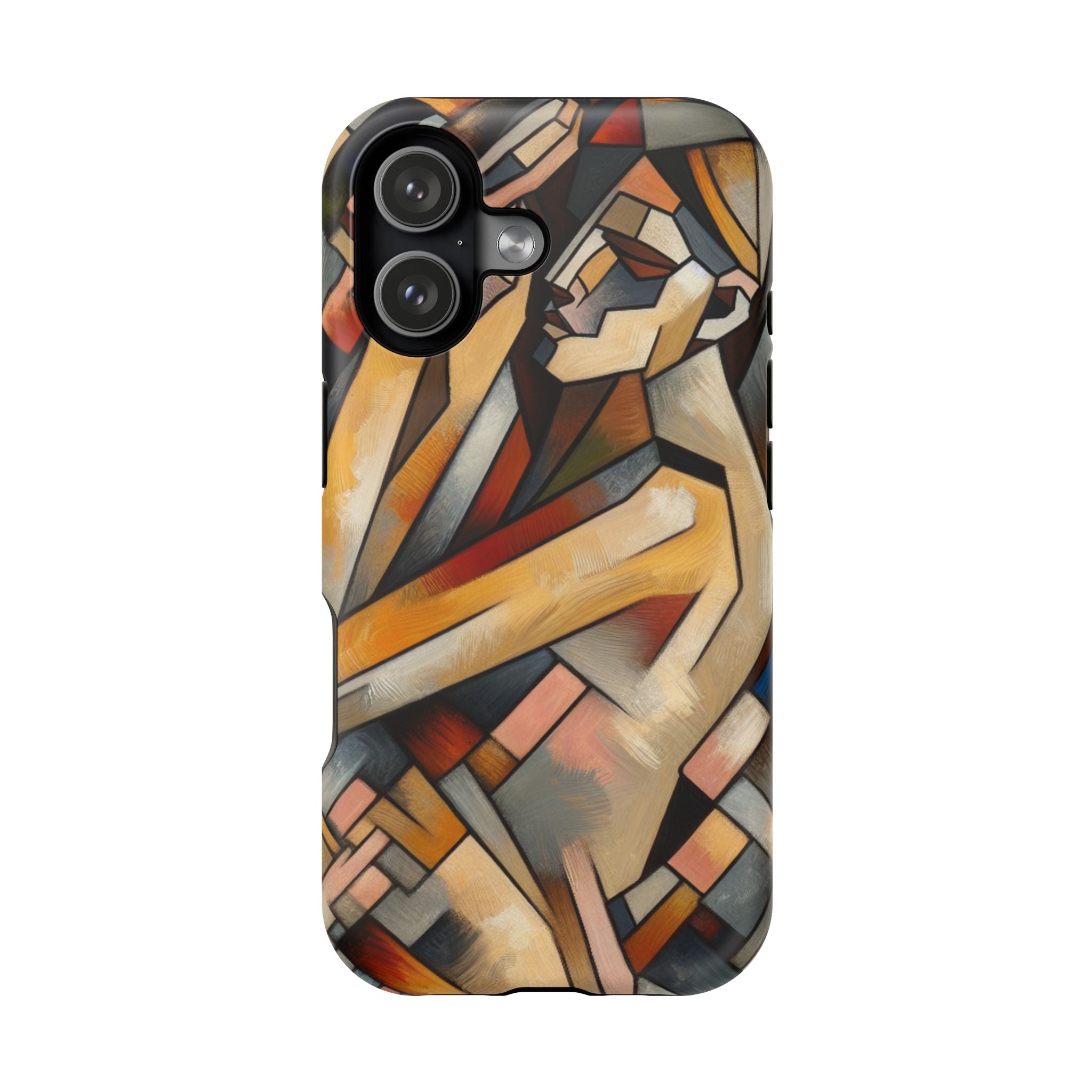Impact Resistant Phone Case - Sleeping  Woman Abstract