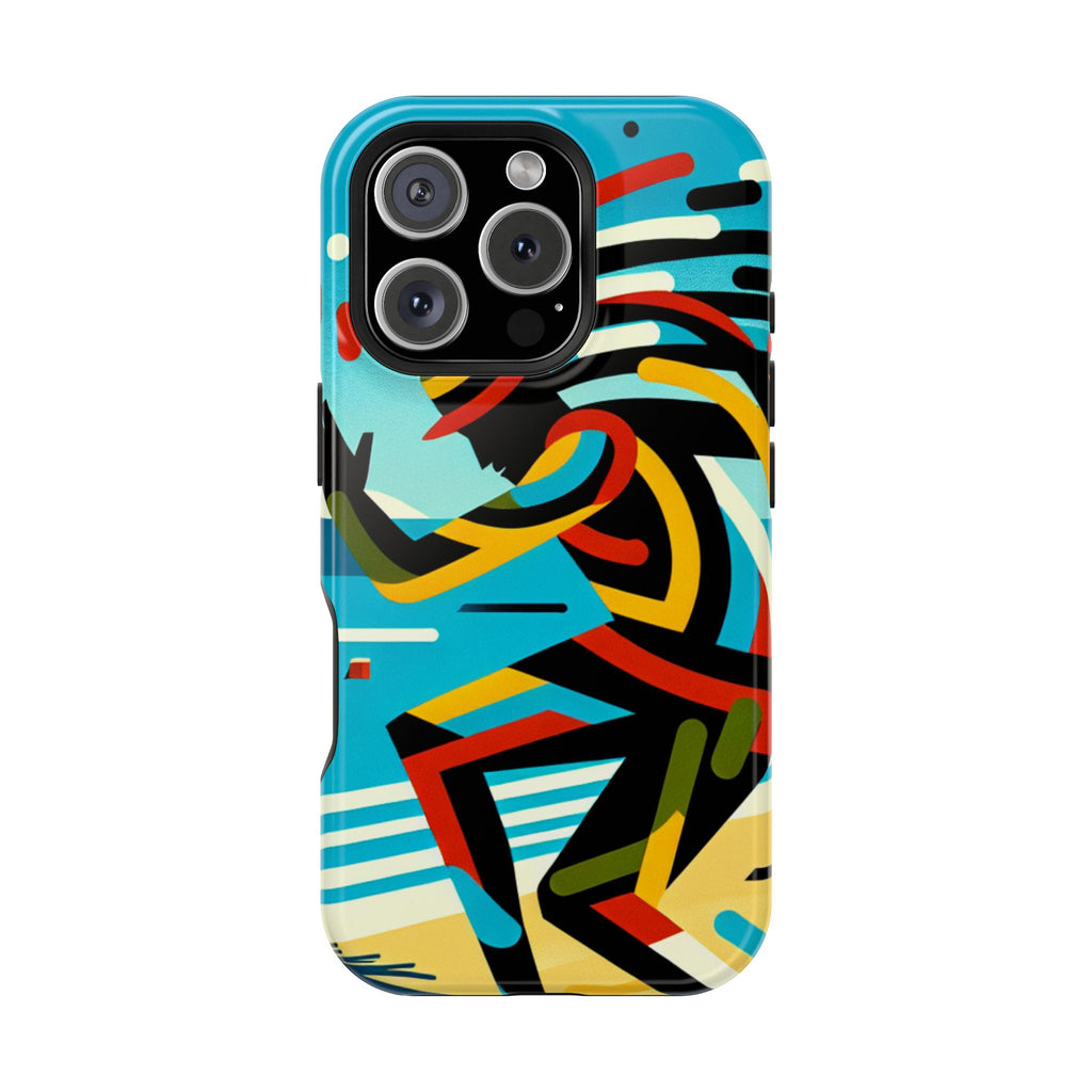 Vibrant Tribal Runner Impact Resistant Phone Case