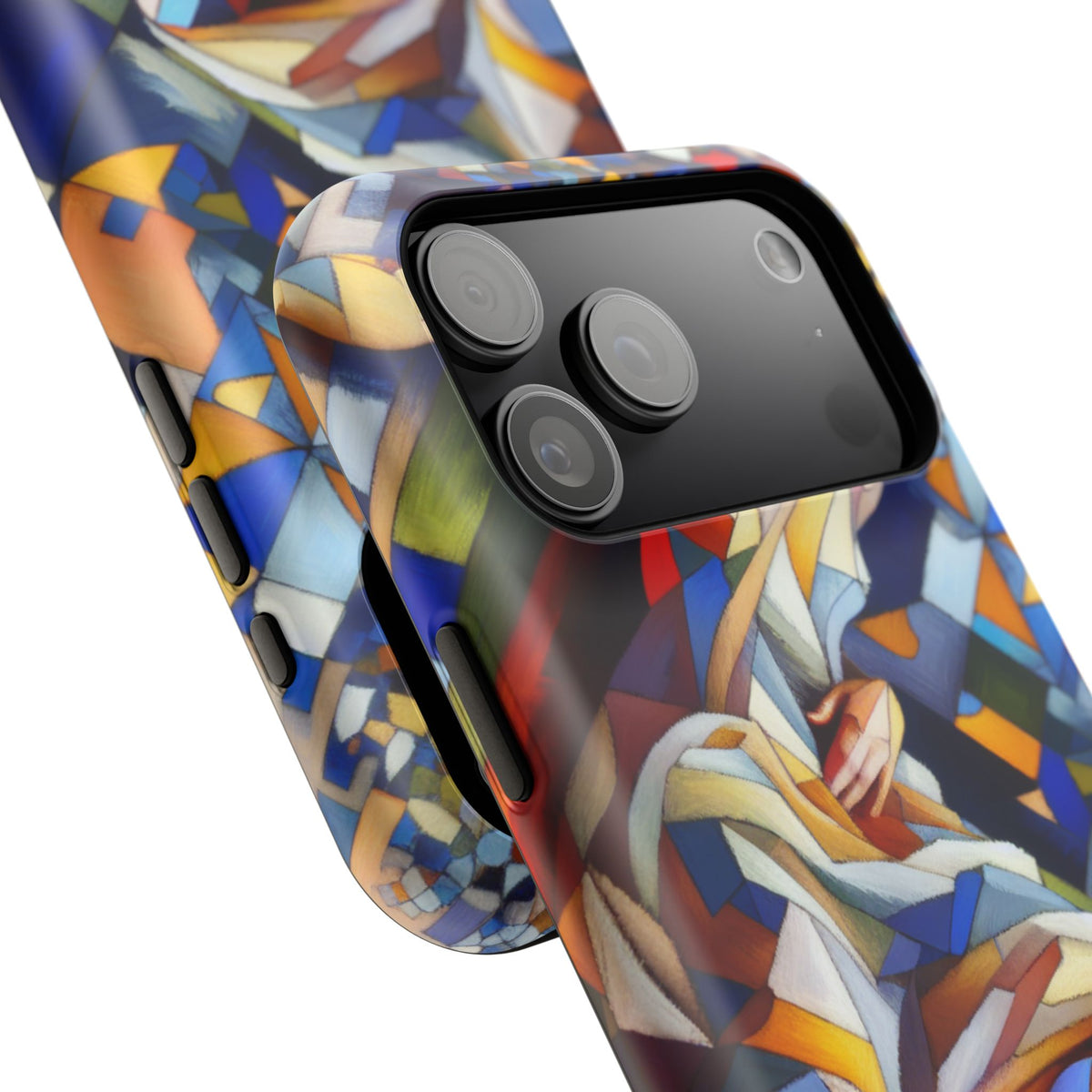 Abstract Stained Glass Dragon Impact Phone Case