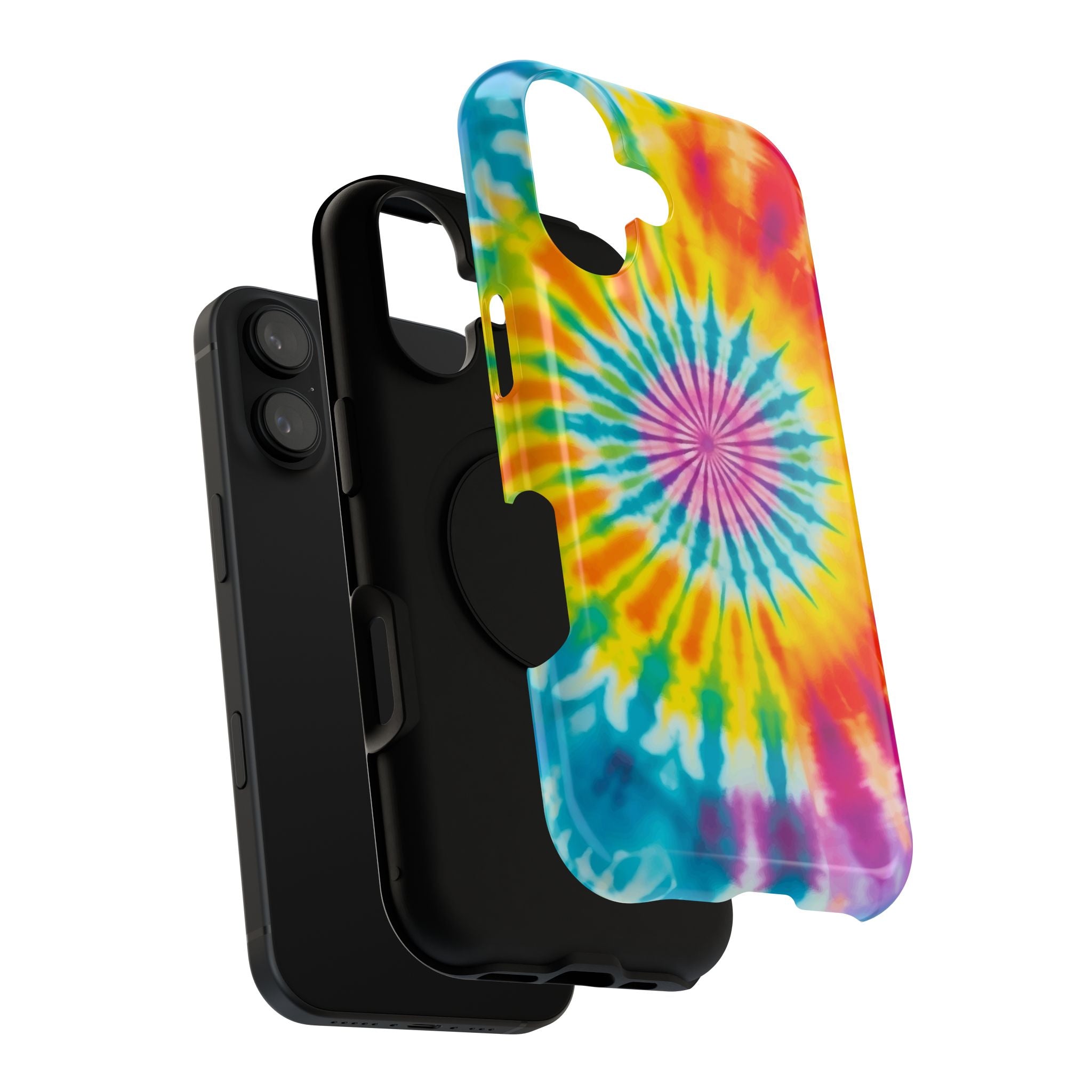 Colorful Tie-Dye Impact-Resistant Phone Case