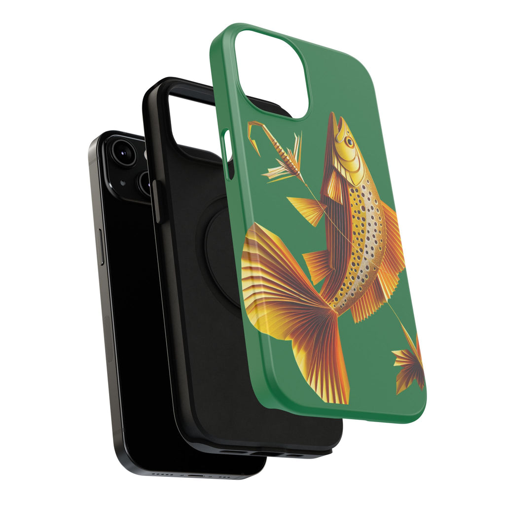Impact Resistant Phone Case,  Lucky Charm Fish, Outdoor Enthusiast Gift