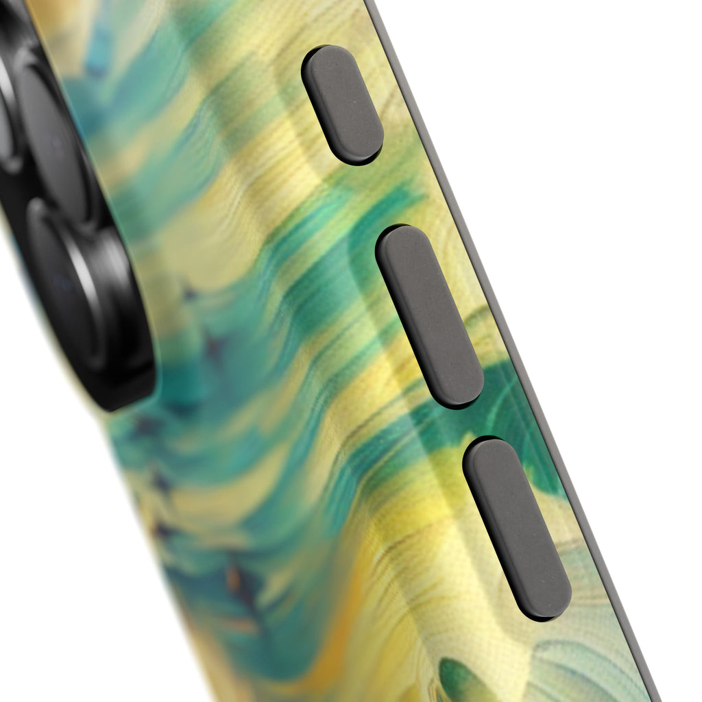 Surfer Riding Waves Impact Resistant Phone Case