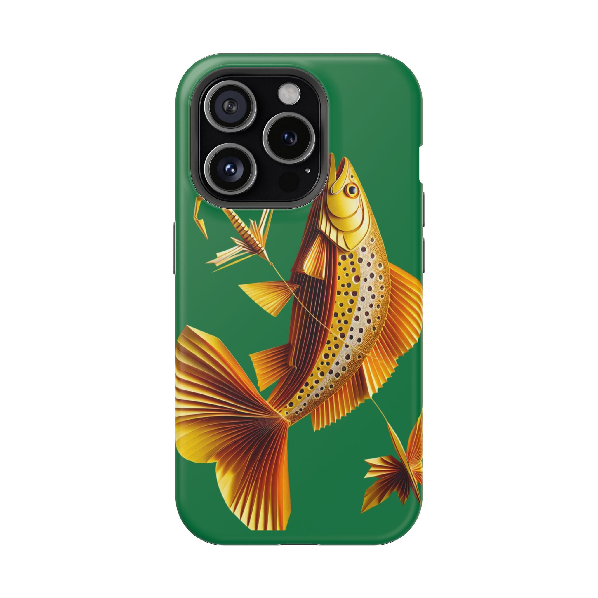 Impact Resistant Phone Case,  Lucky Charm Fish, Outdoor Enthusiast Gift