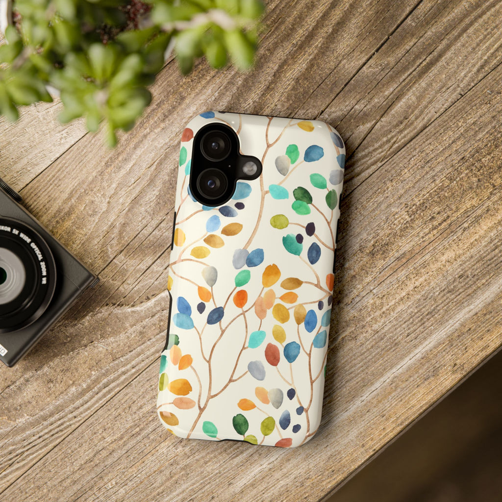 Vibrant Floral Phone Cases Impact-Resistant