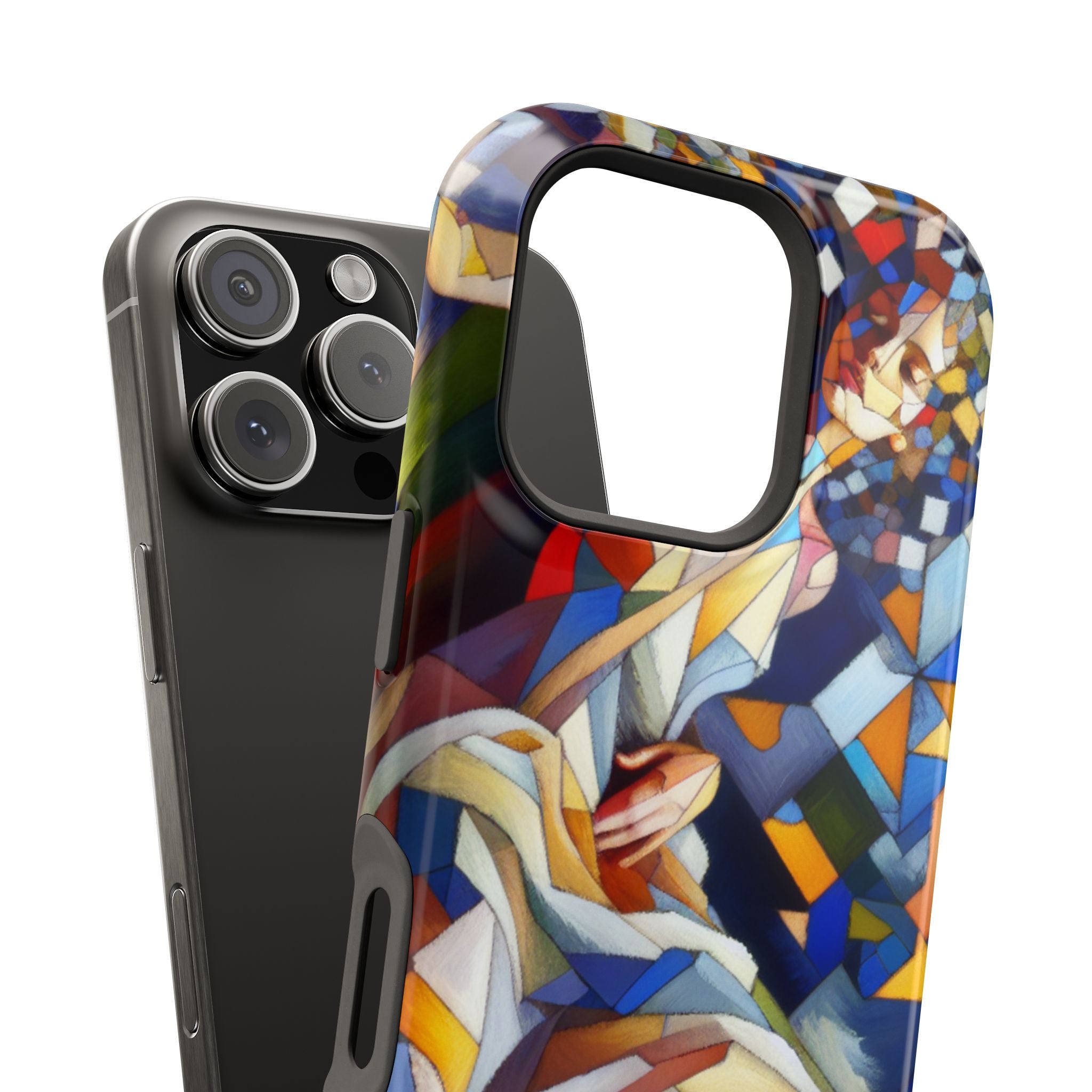 Impact Resistant Phone Case - Beautiful Woman Abstract Design