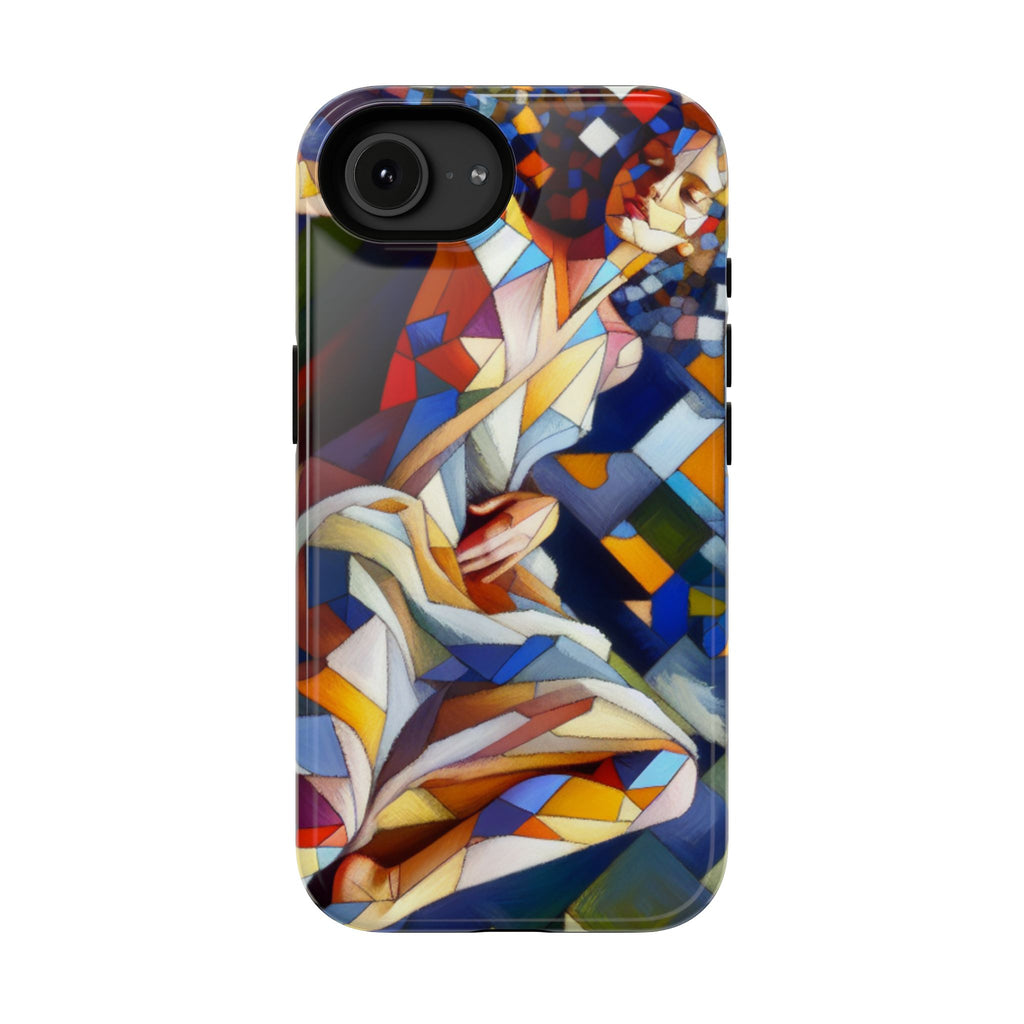 Stained Glass Angel Phone Case - Impact Resistant Art Phone Cover
