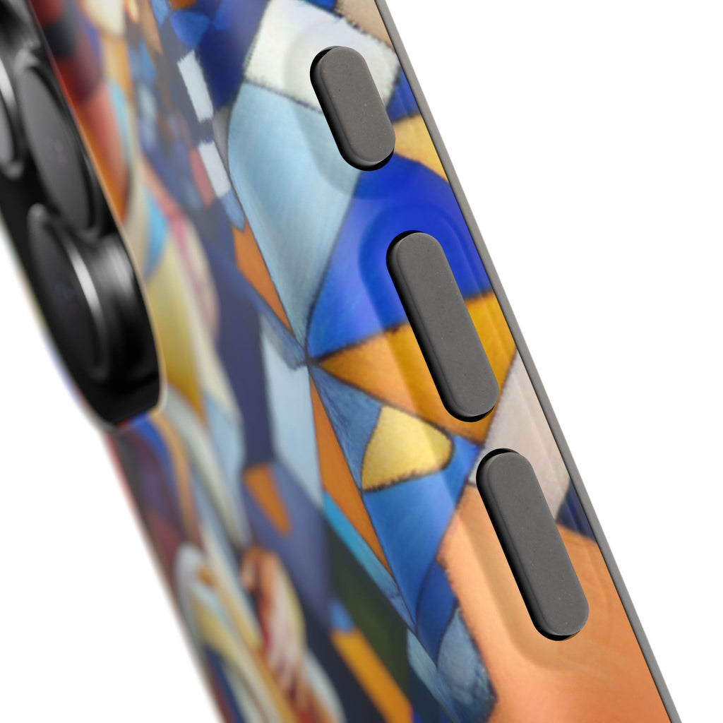 Impact Resistant Phone Case - Beautiful Woman Abstract Design