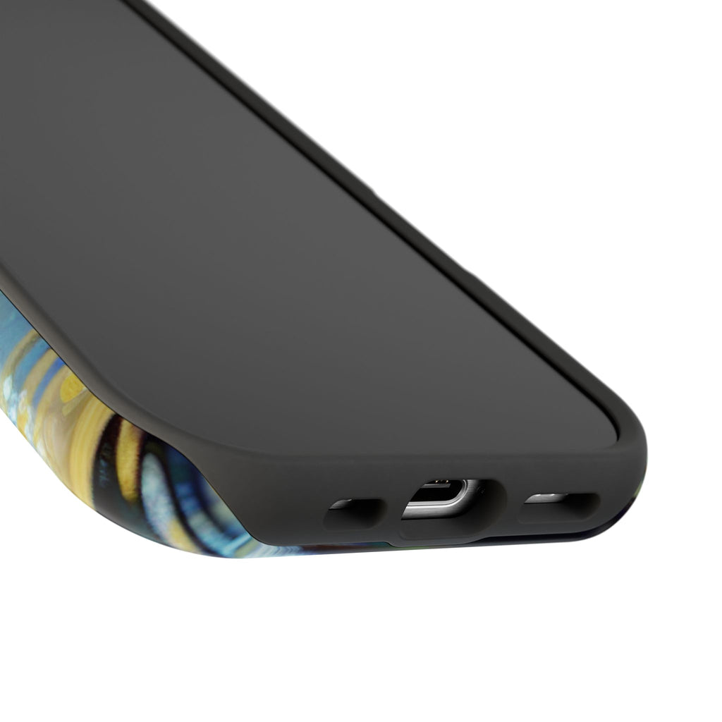 Impact-Resistant Phone Case — Colorful Surreal Mermaid Art