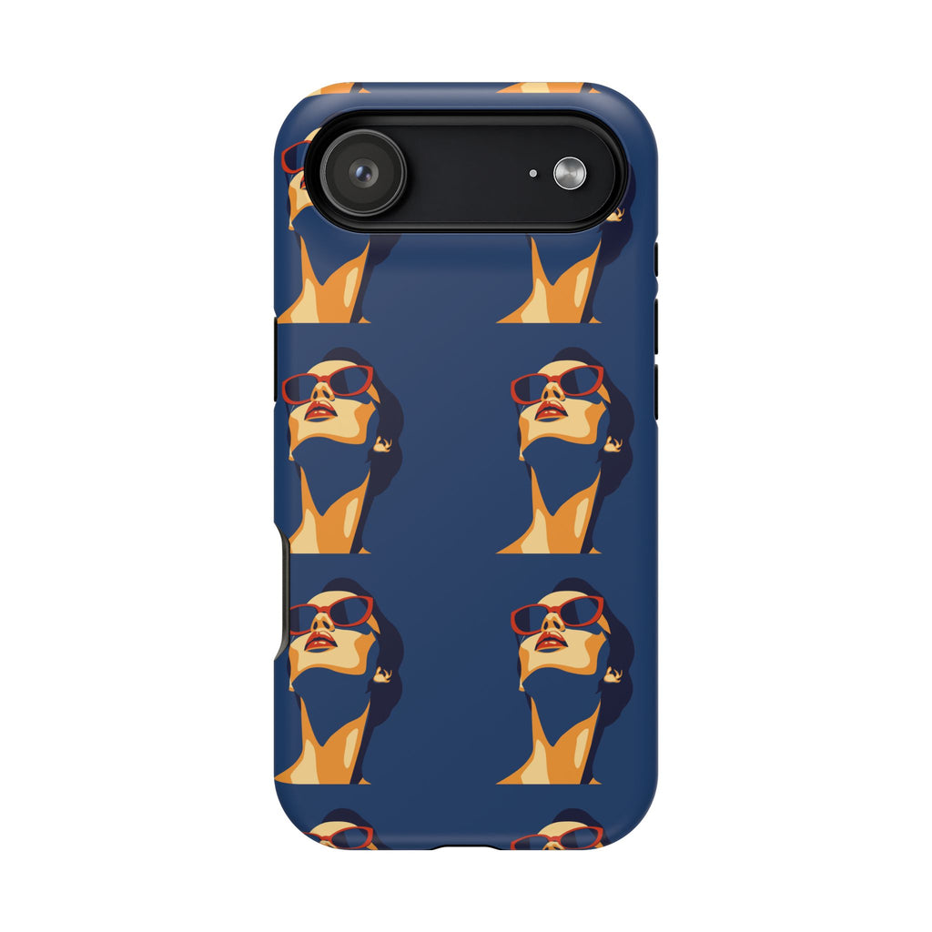 Retro Pop Art Sunglasses Pattern Phone Case — Impact-Resistant