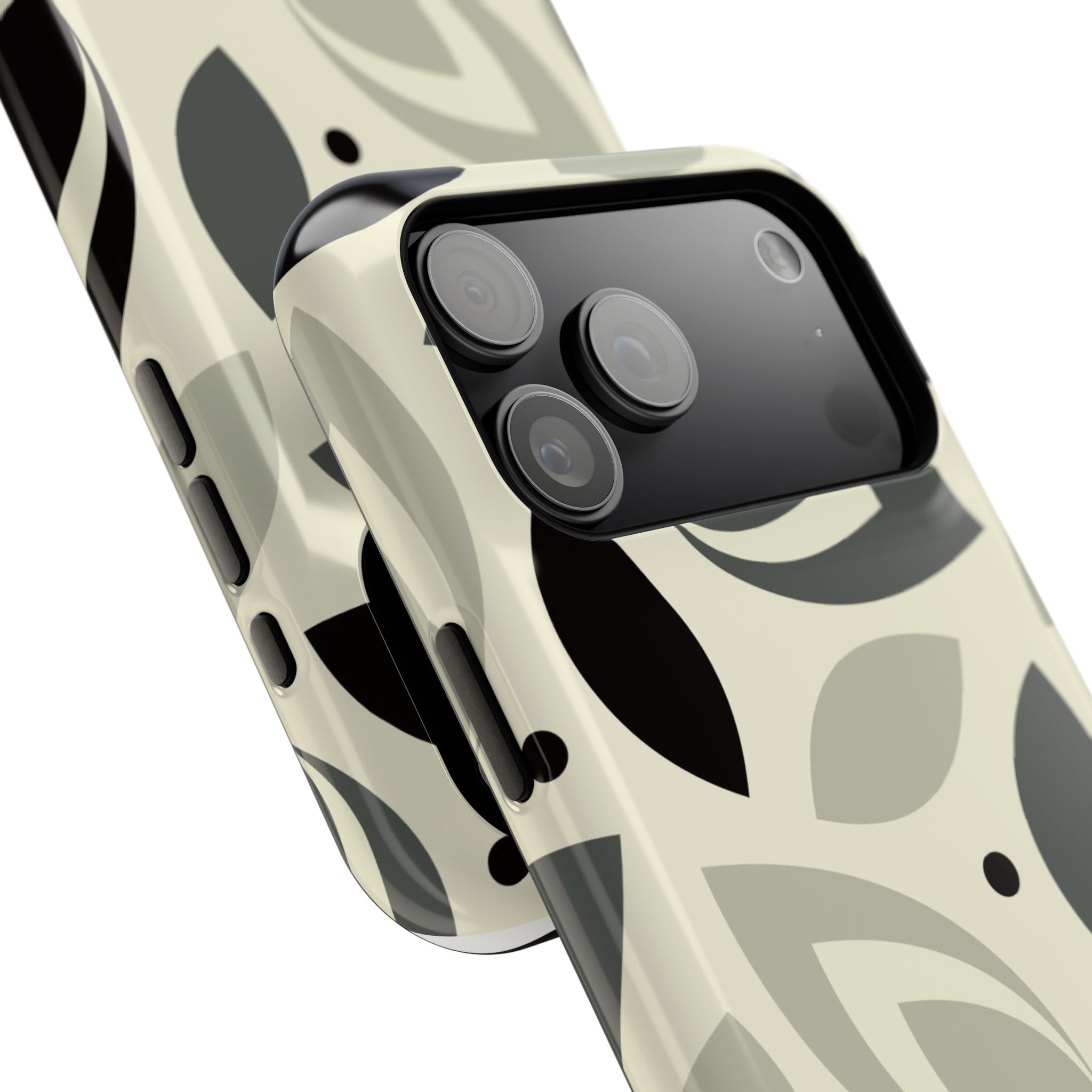 Modern Leaf Impact-Resistant Phone Cases