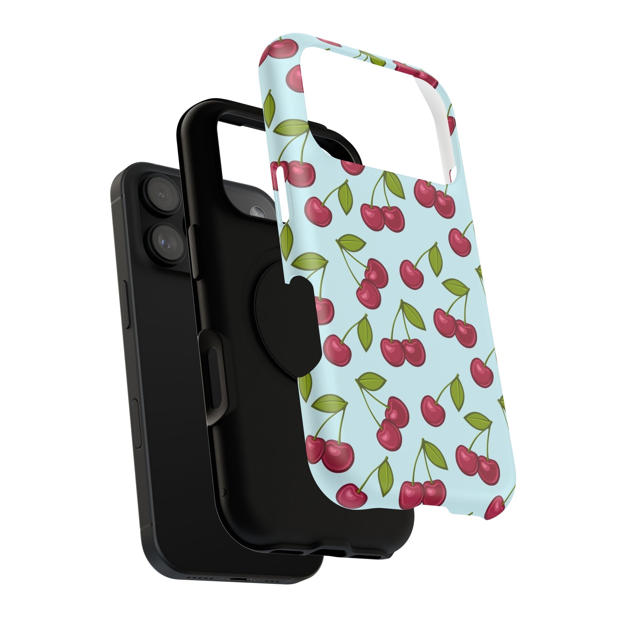 Cherry Pattern Phone Case, Cute Cherry