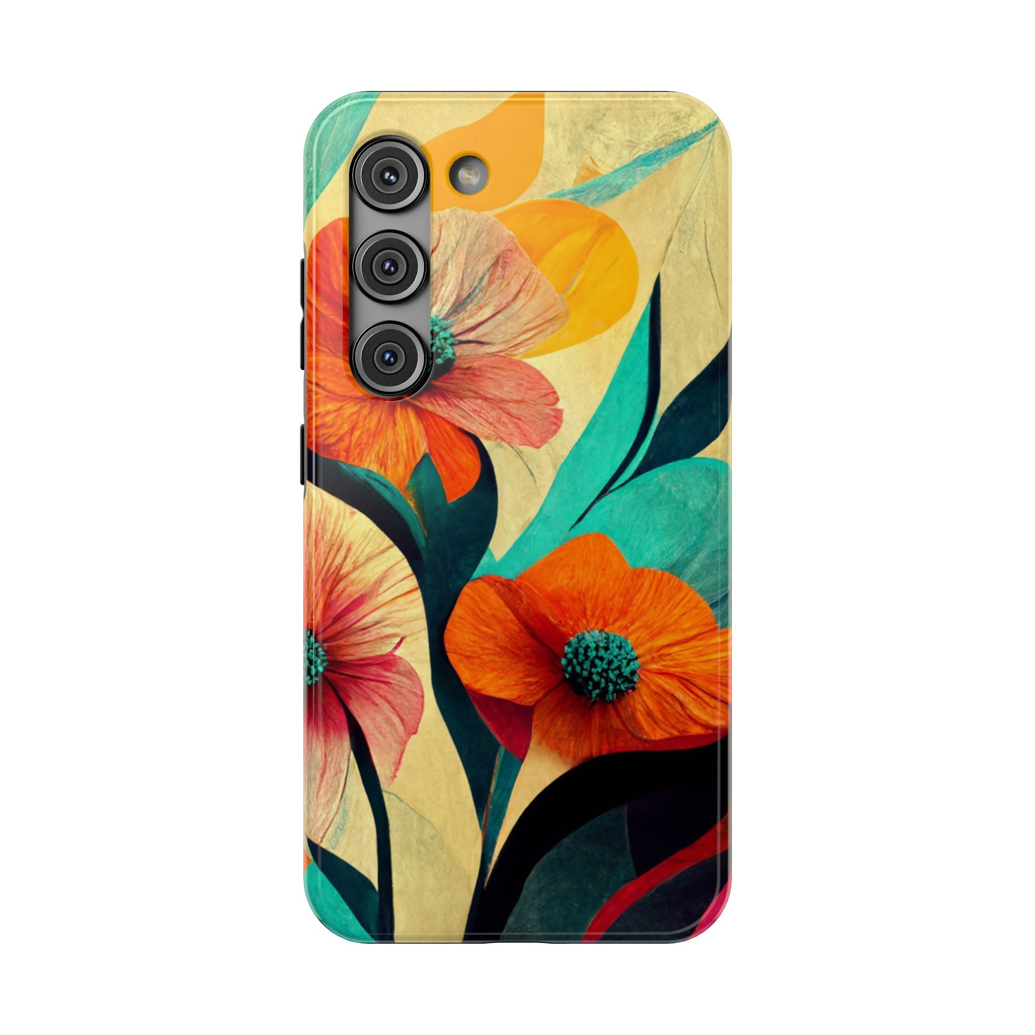 Floral Impact-Resistant Phone Case