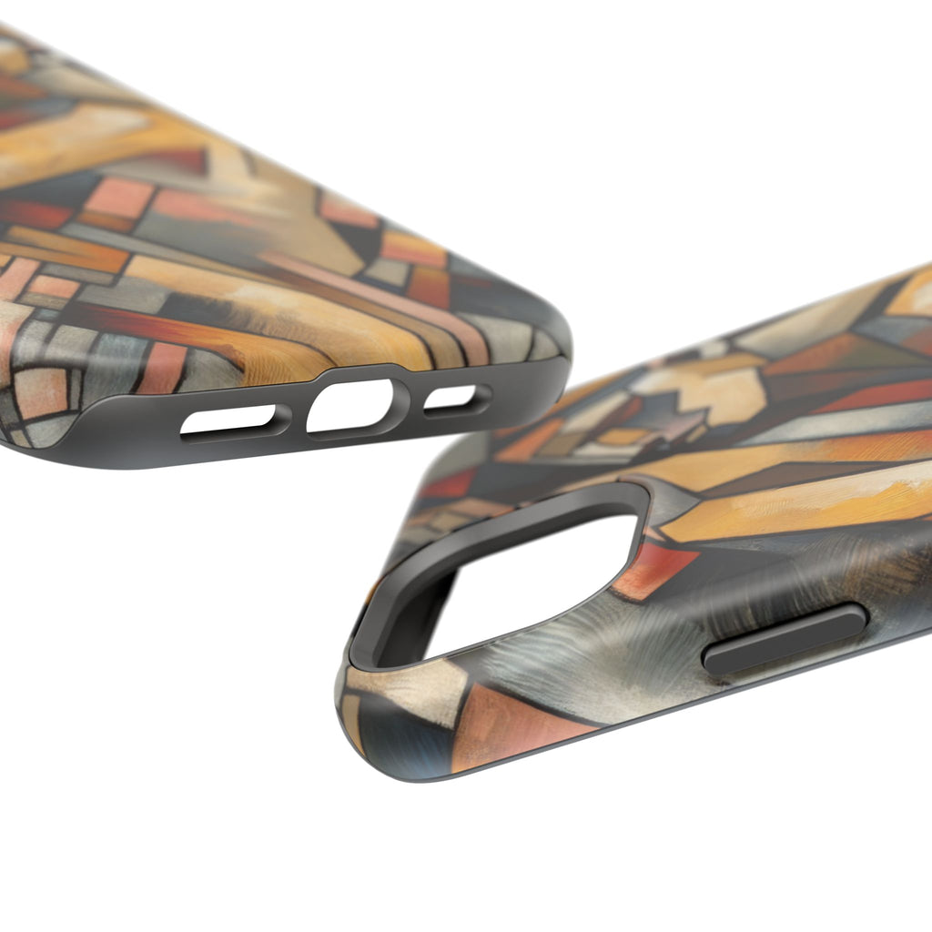 Impact Resistant Phone Case - Woman Abstract Design