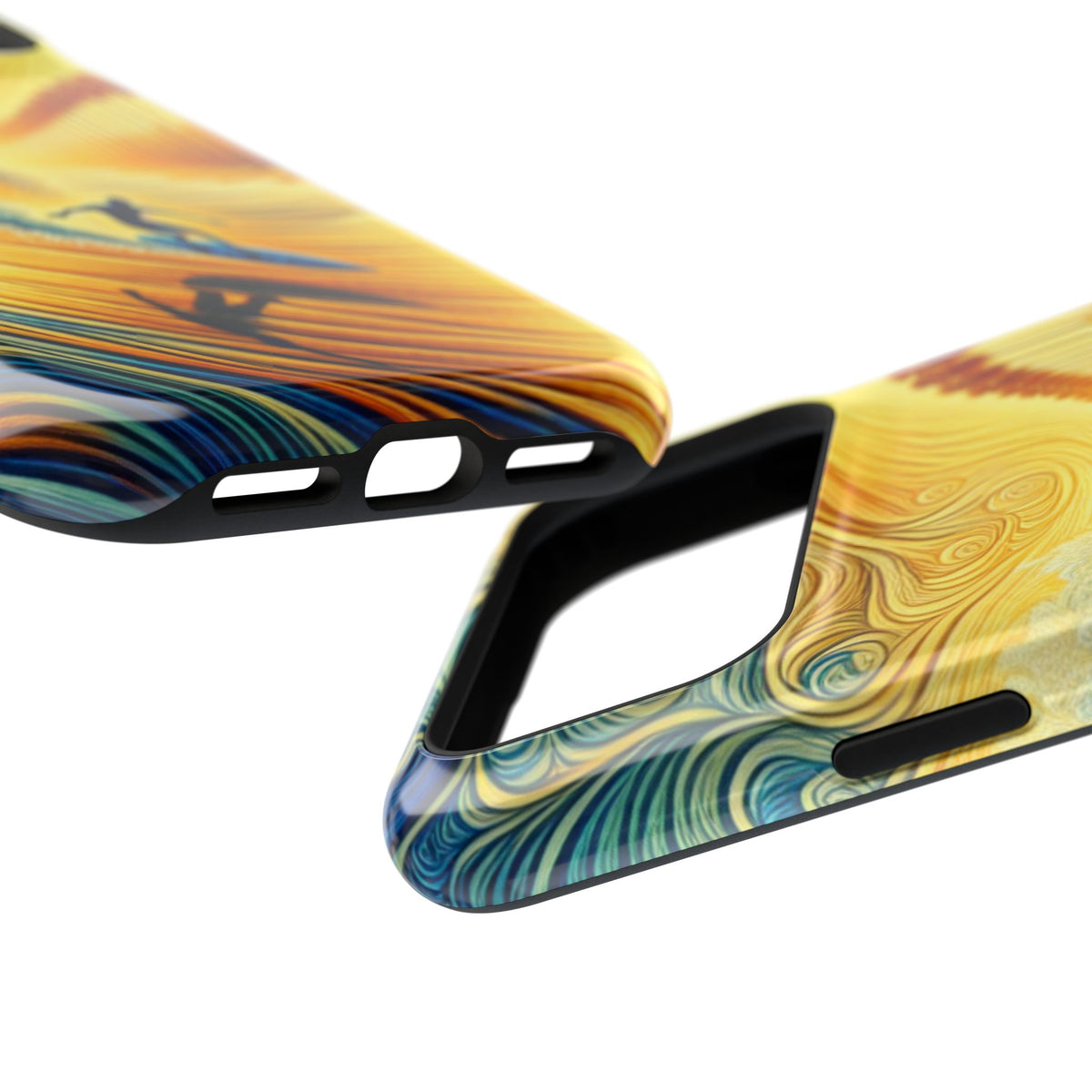 Surfer Sunrise Impact-Resistant Phone Case