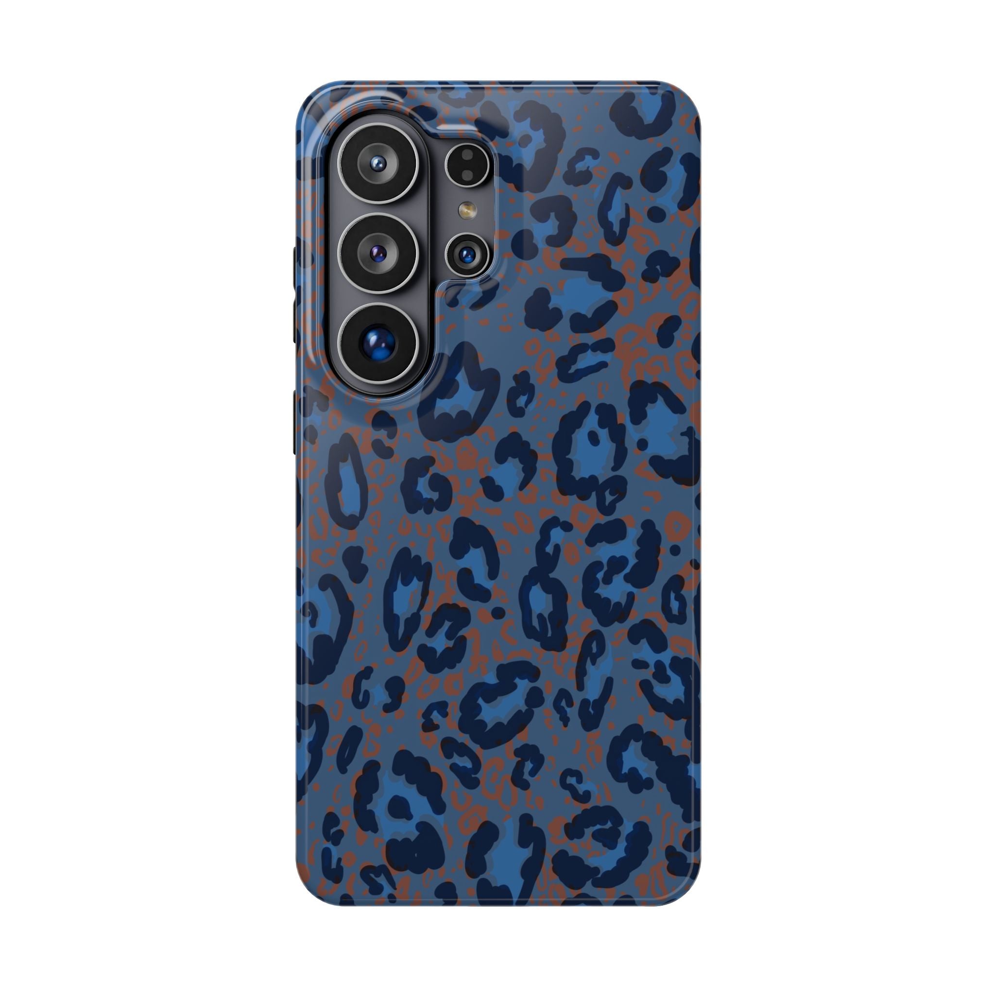 Leopard Print Phone Case, Impact-Resistant