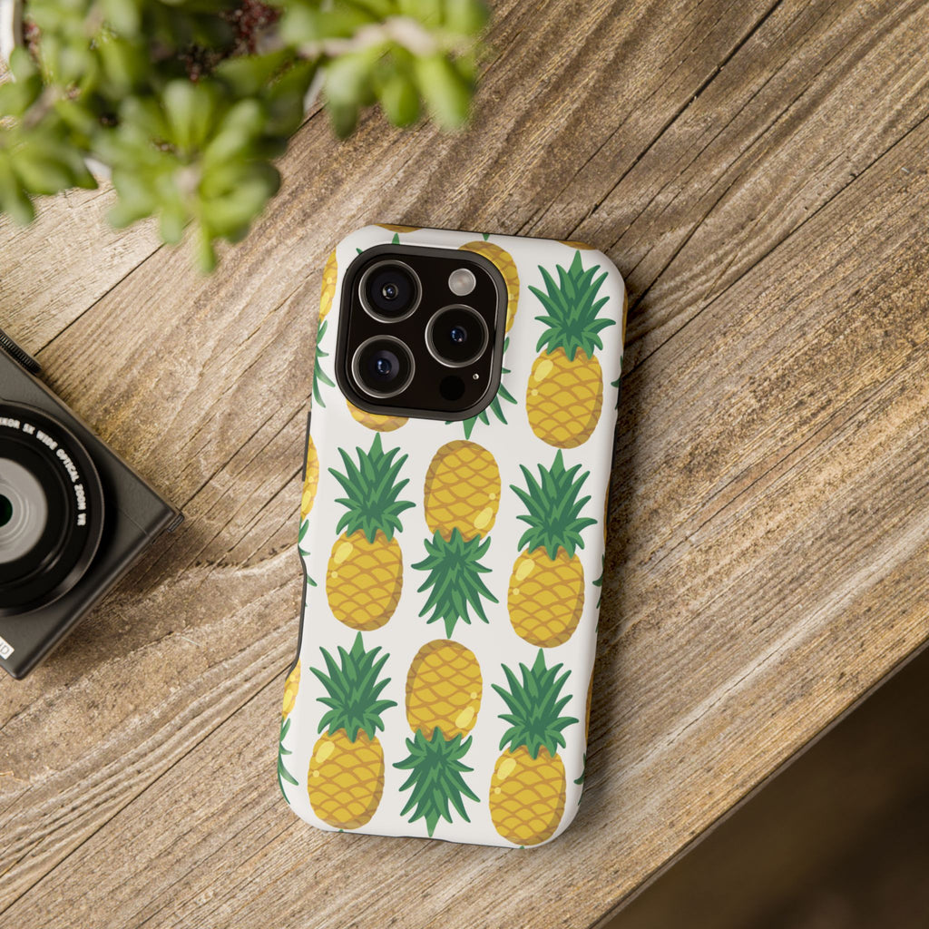 Pineapple Print Phone Case - Impact-Resistant