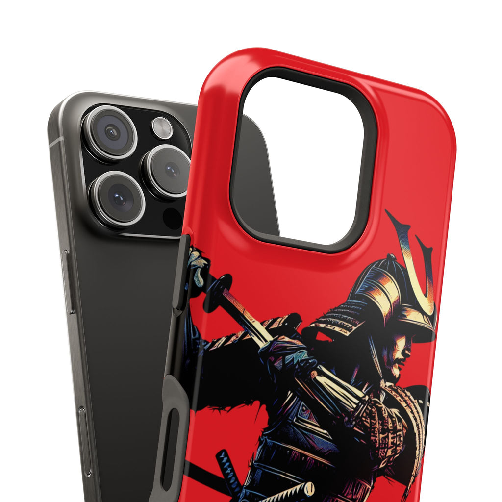 Impact Resistant Phone Case - Samurai Red Warrior