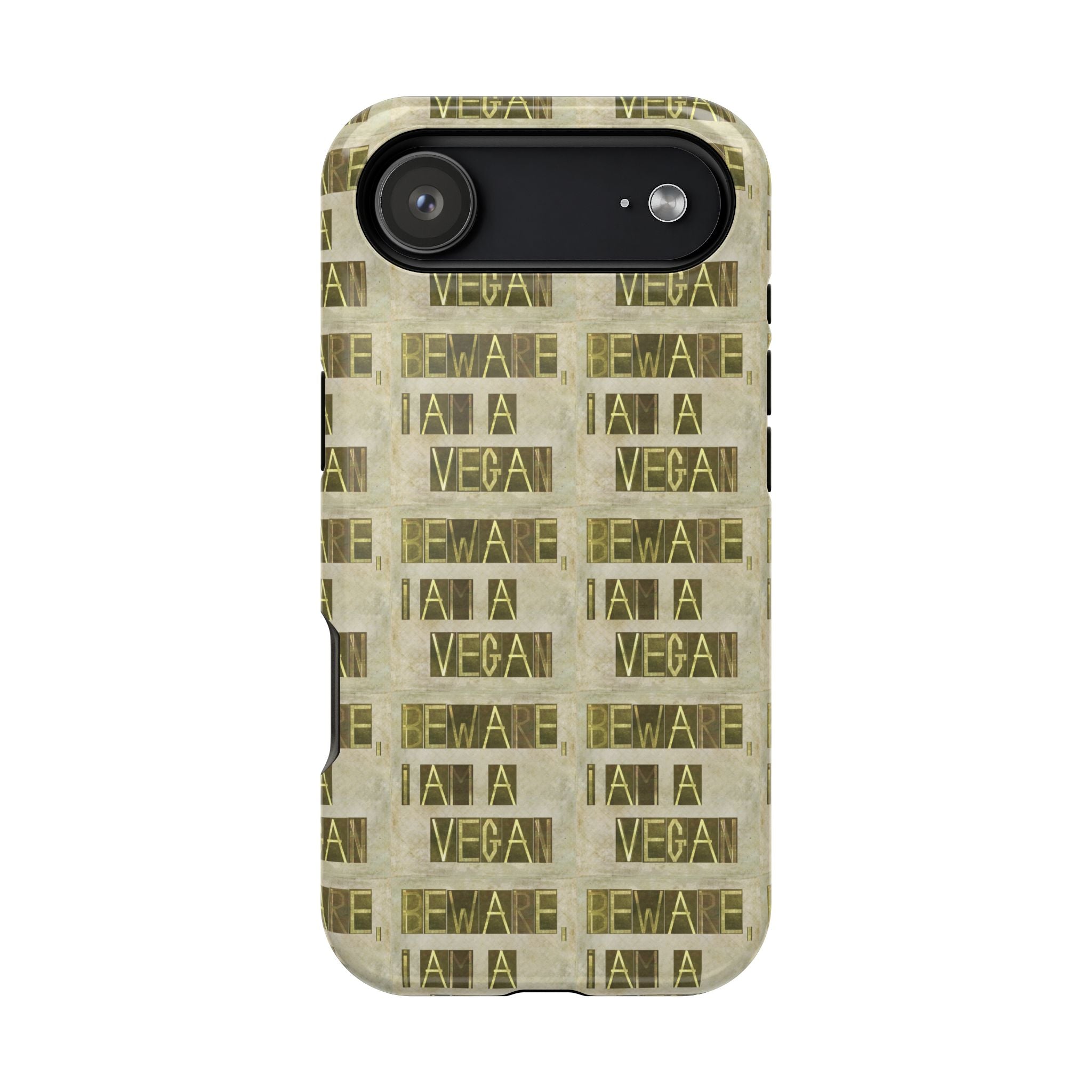 Vegan Message Phone Case | Impact-Resistant