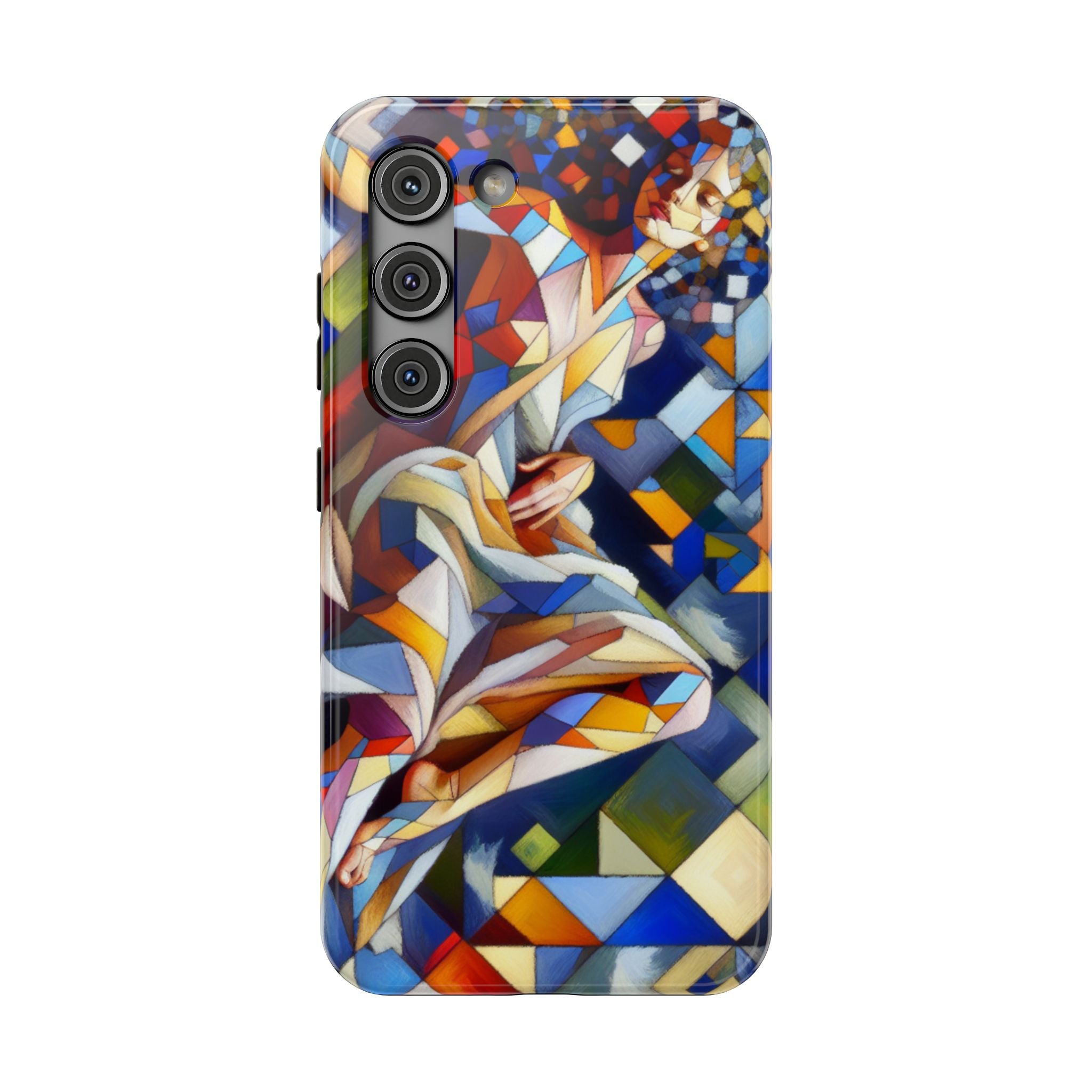 Impact Resistant Phone Case - Beautiful Woman Abstract Design