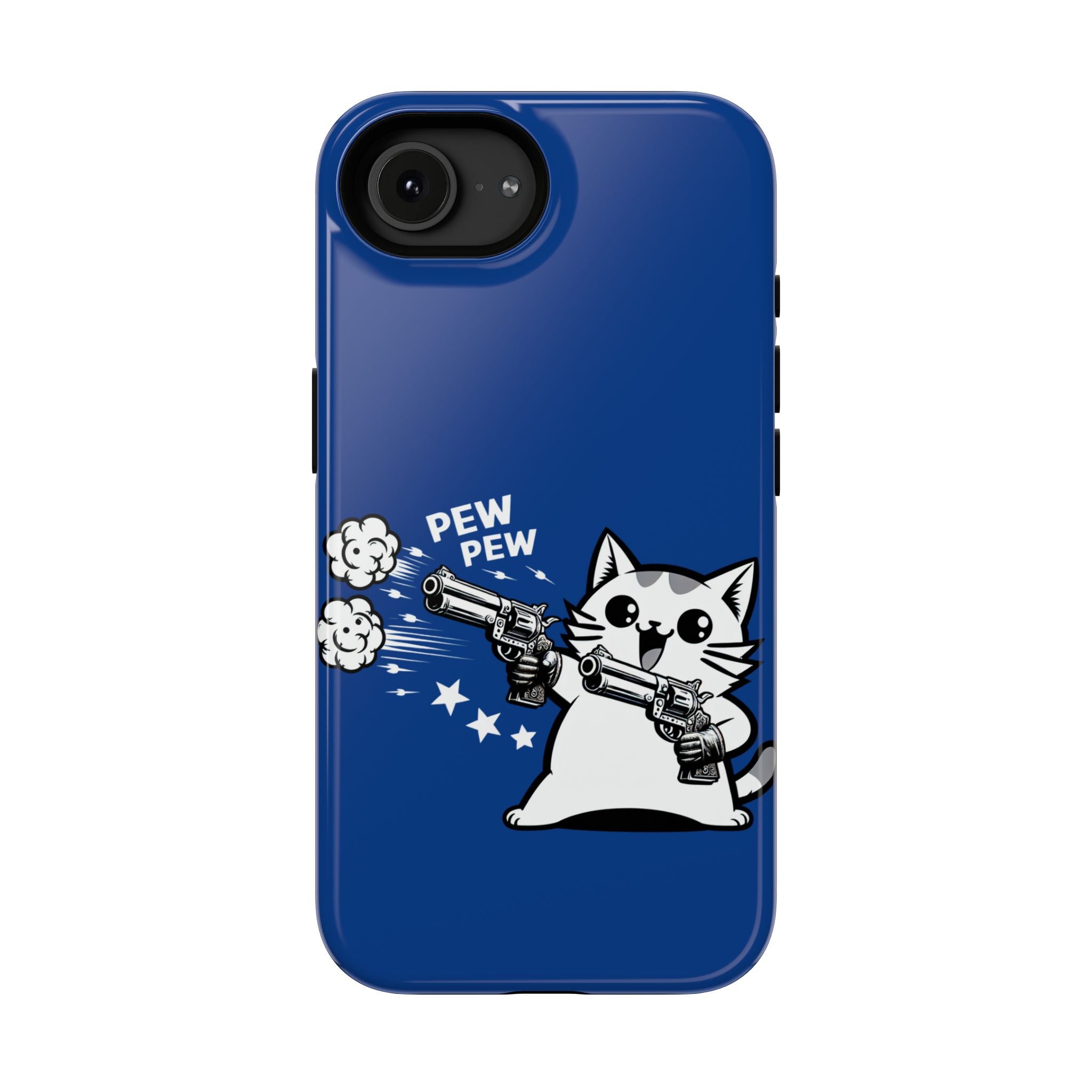 Kitty Pew Pew Impact Resistant Phone Case