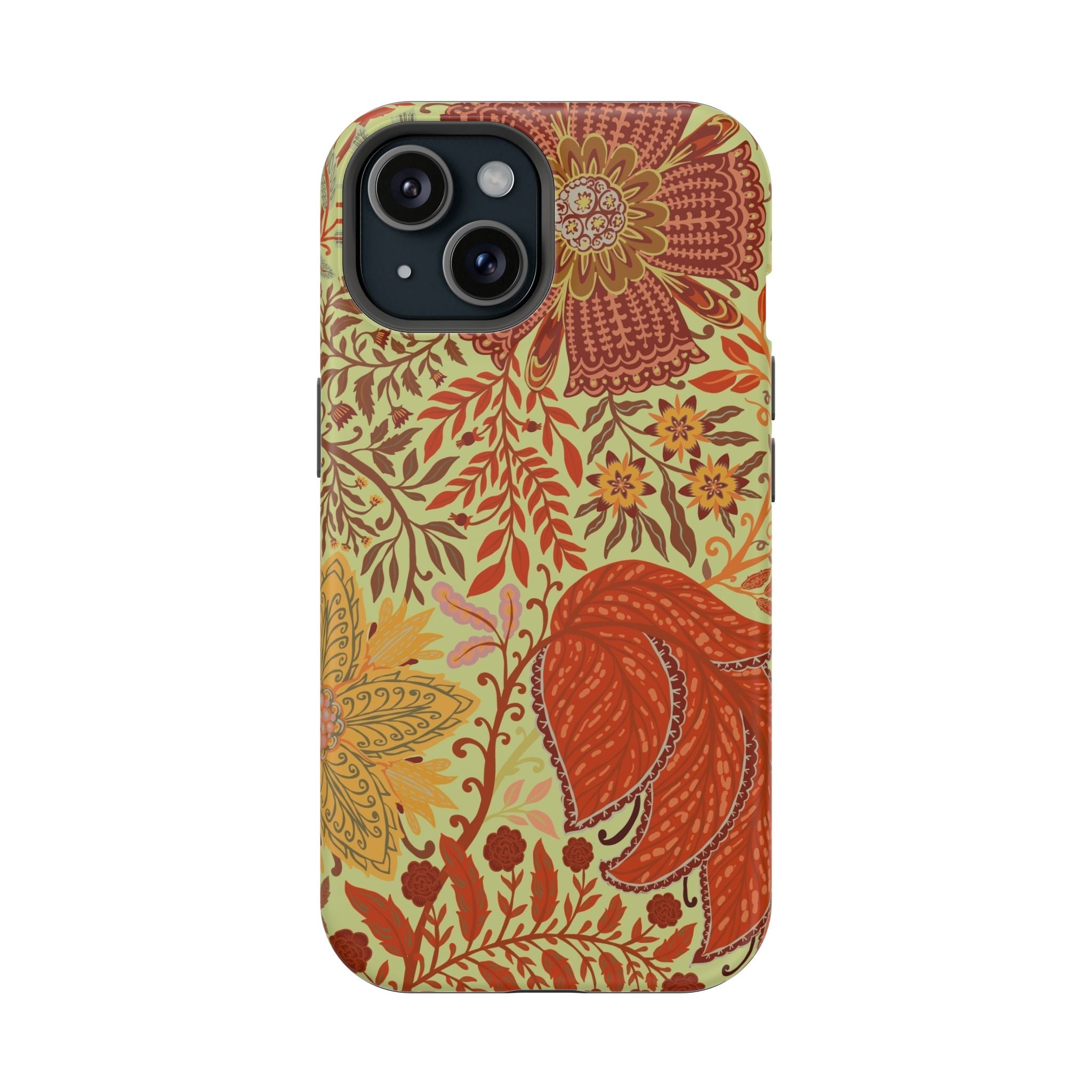 Floral Paisley Magnetic Impact-Resistant Phone Case