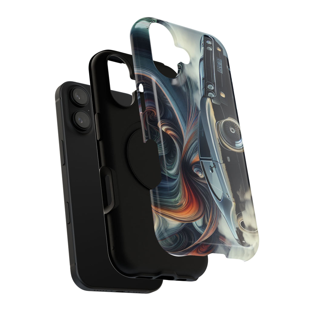 Vintage Muscle Car Phone Case — Retro Racing Art Impact-Resistant Case