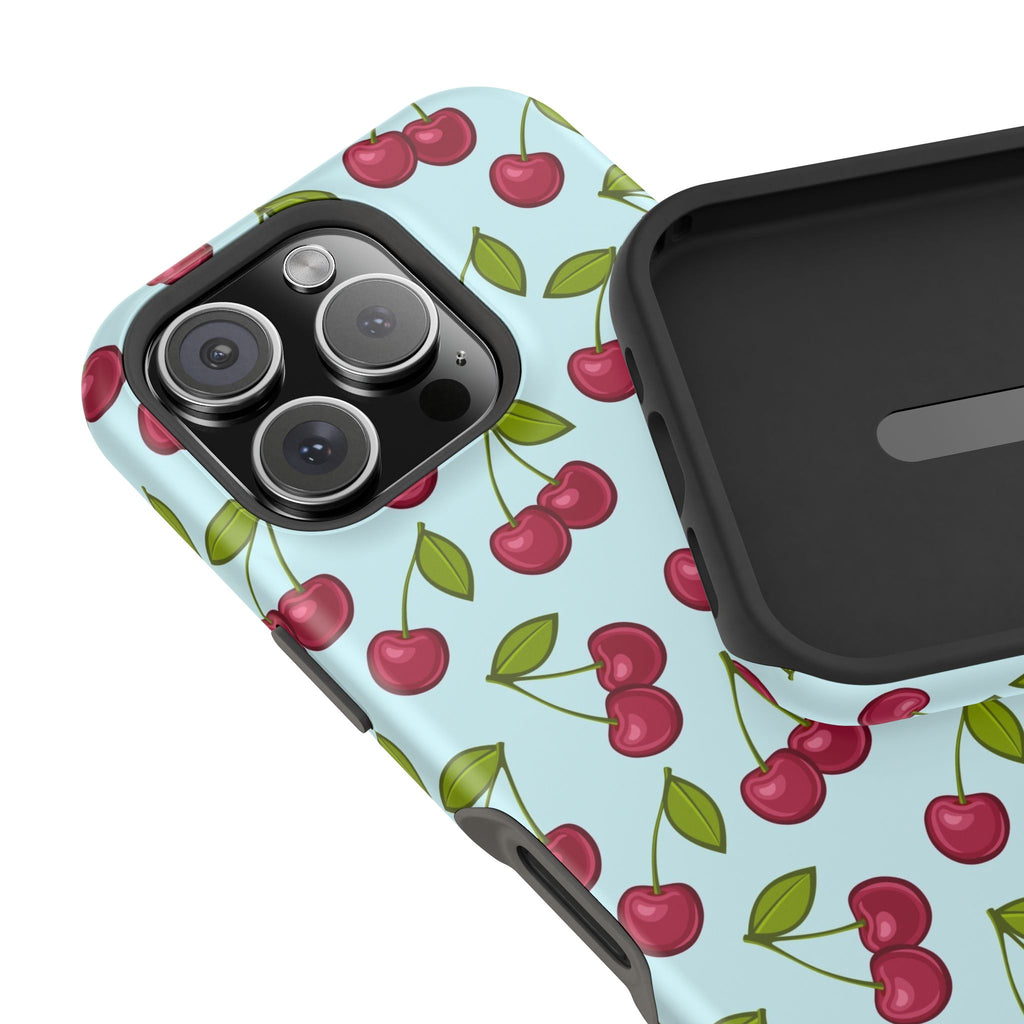 Cherry Pattern Phone Case, Cute Cherry
