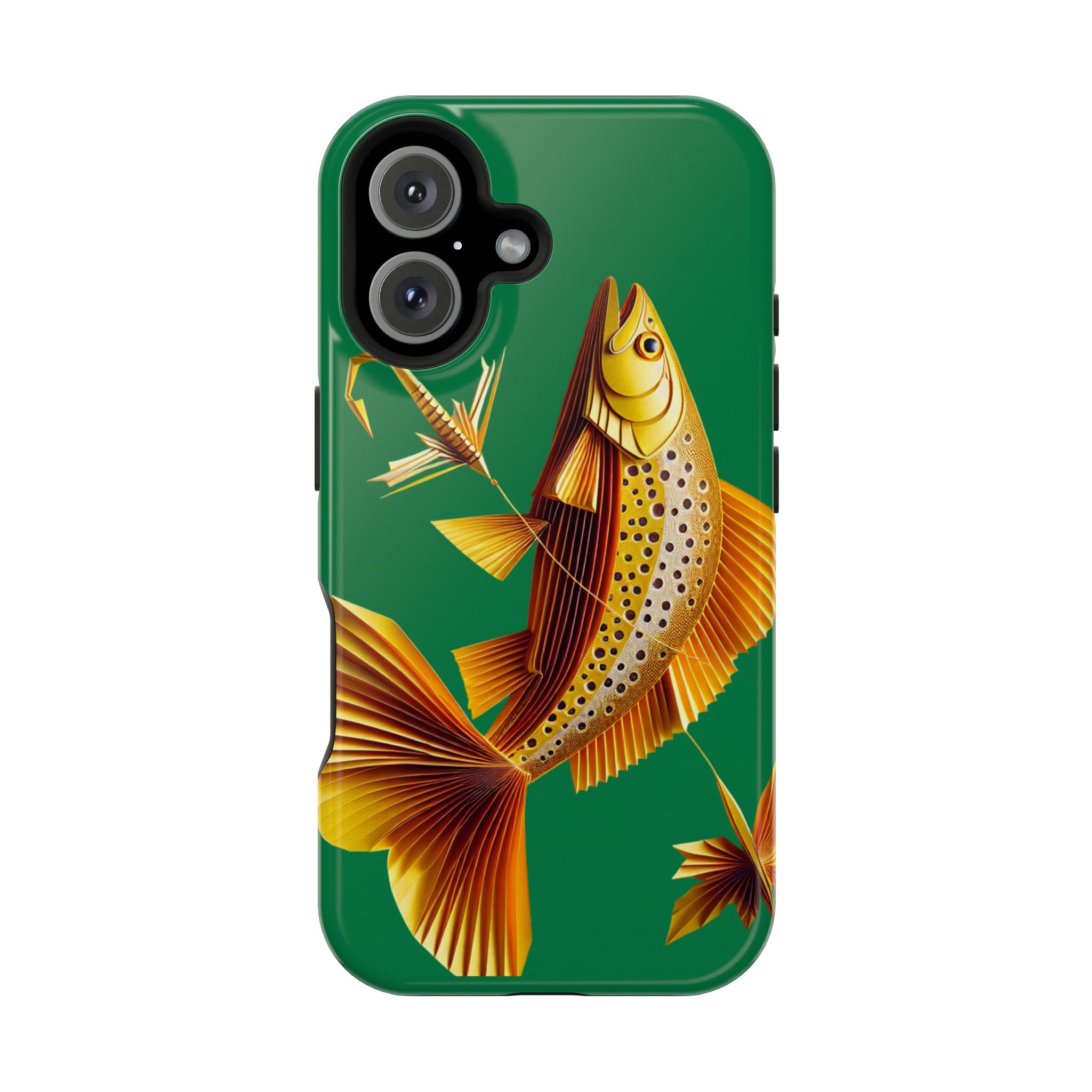 Impact Resistant Phone Case,  Lucky Charm Fish, Outdoor Enthusiast Gift