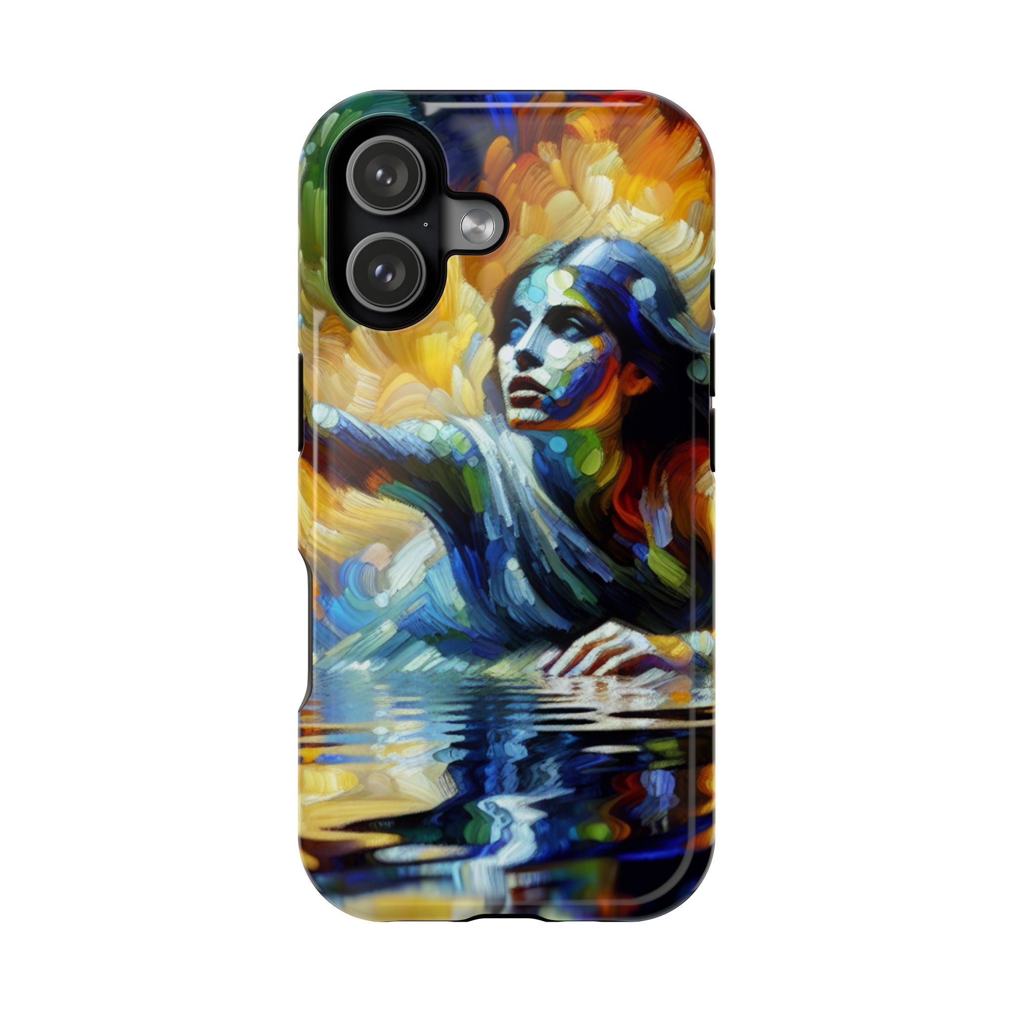 Abstract Woman Impact Resistant Phone Tough Case