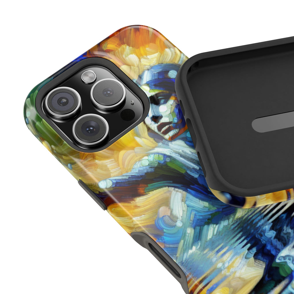 Abstract Woman Impact Resistant Phone Tough Case