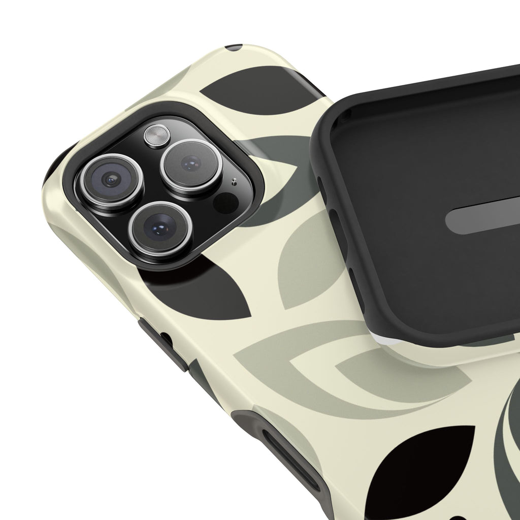 Modern Leaf Impact-Resistant Phone Cases