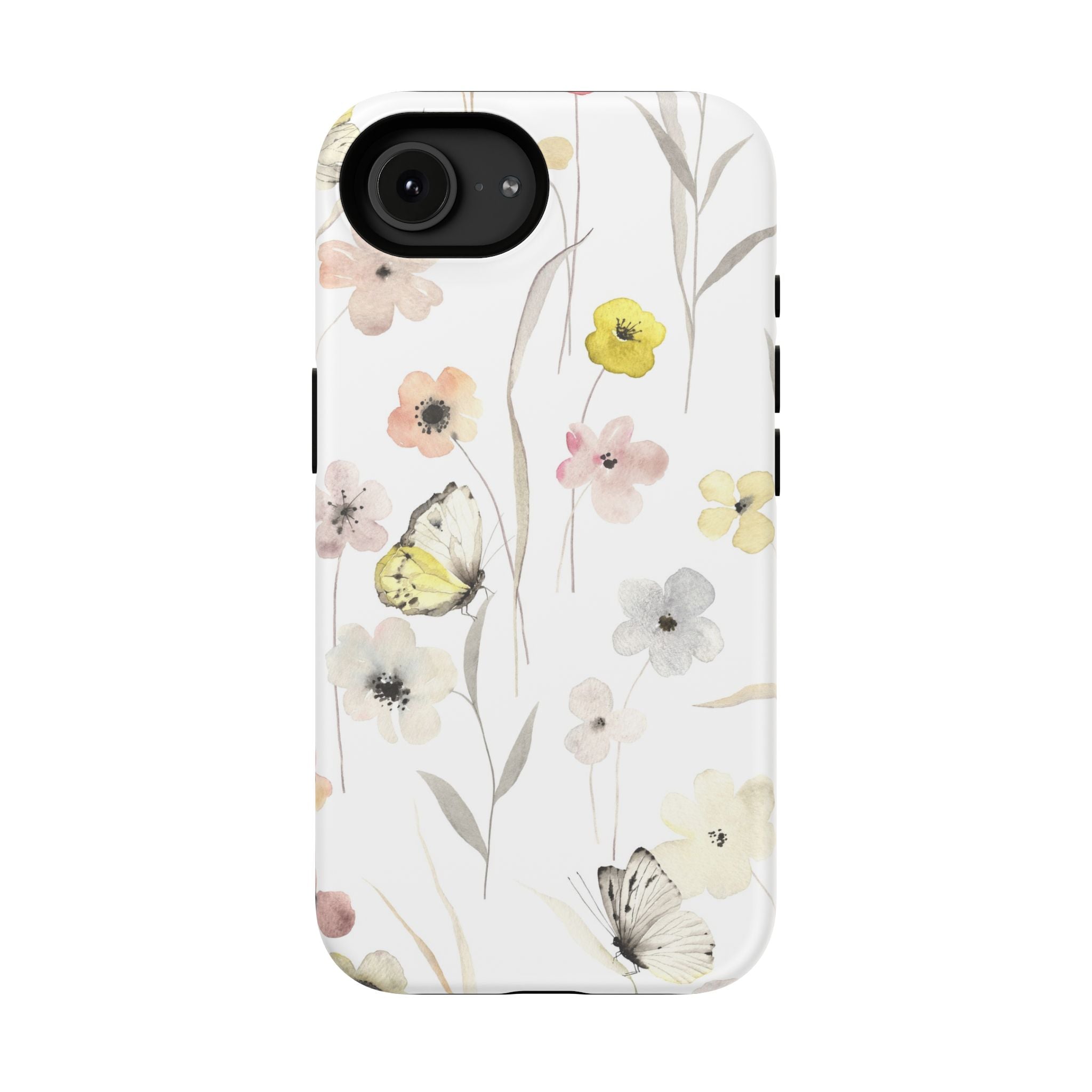 Floral Impact-Resistant Phone Case