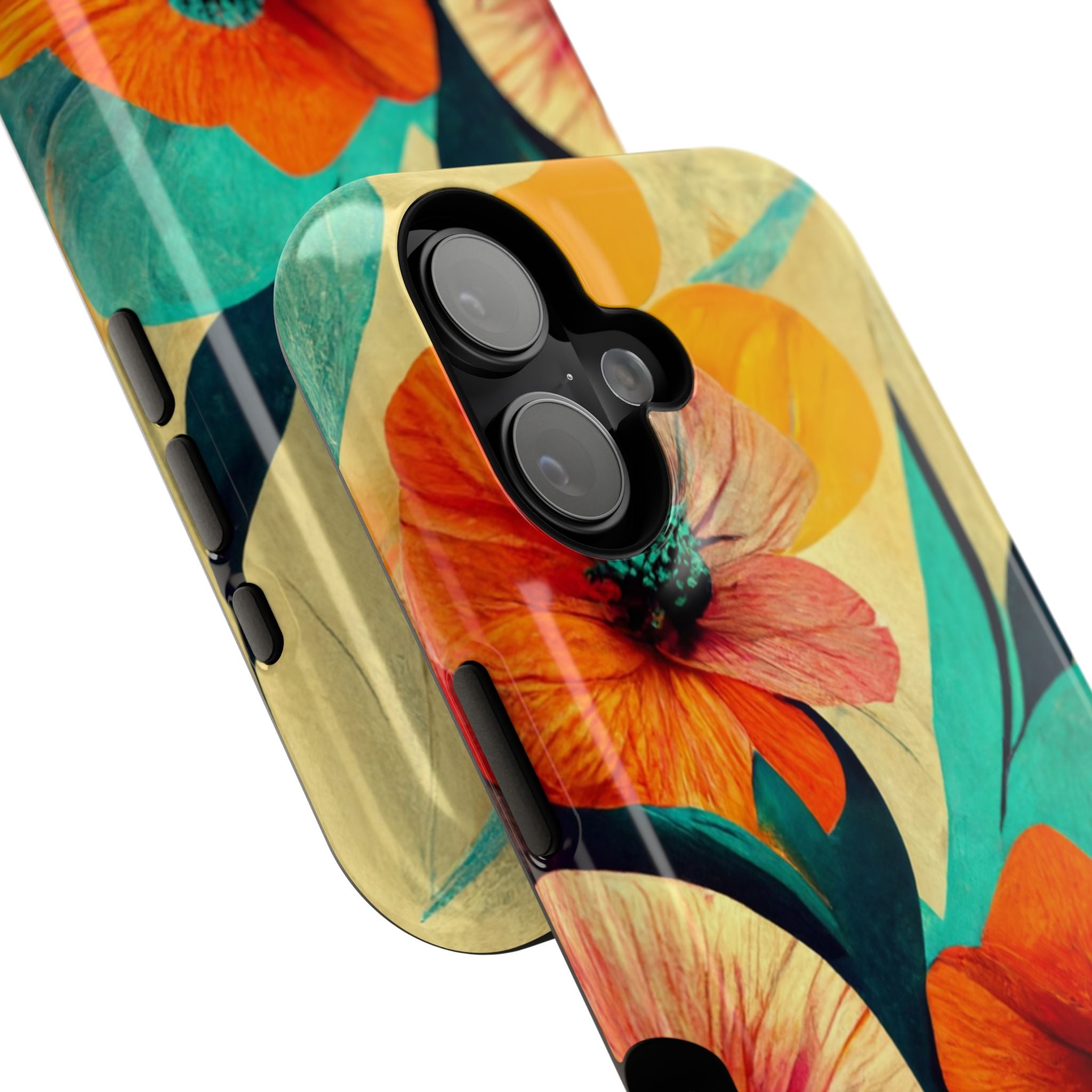 Floral Impact-Resistant Phone Case