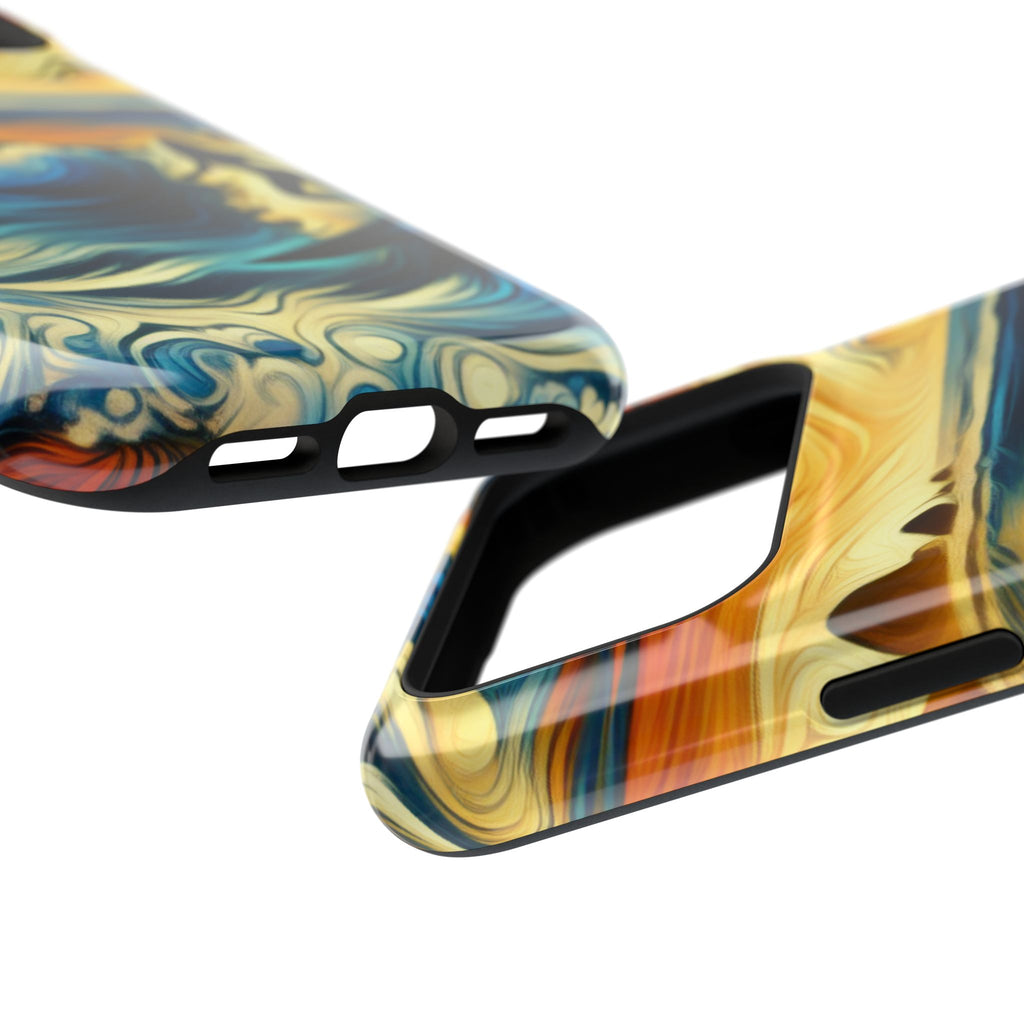 Surfer Sunset Phone Case — Impact‑Resistant Artistic Wave Design