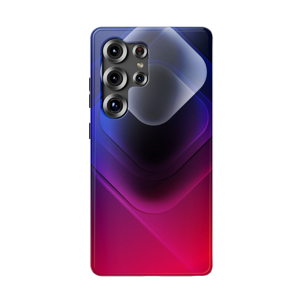 Impact-Resistant Phone Case — Gradient Blue to Magenta Protective Cover