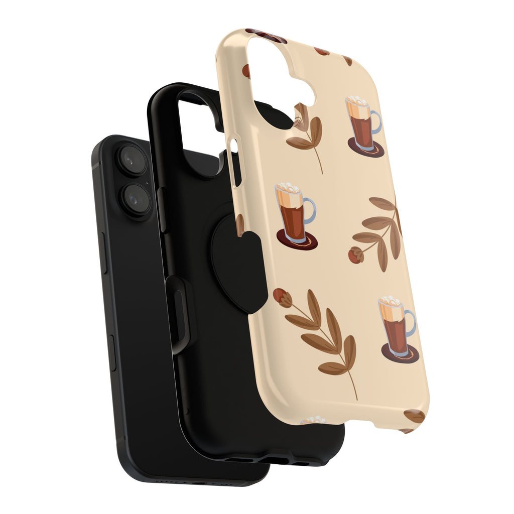 Stylish Coffee Phone Case, Impact-Resistant