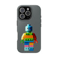 Rainbow Lego Character Impact Resistant Phone Case - Tough Protection for Kids & Adults