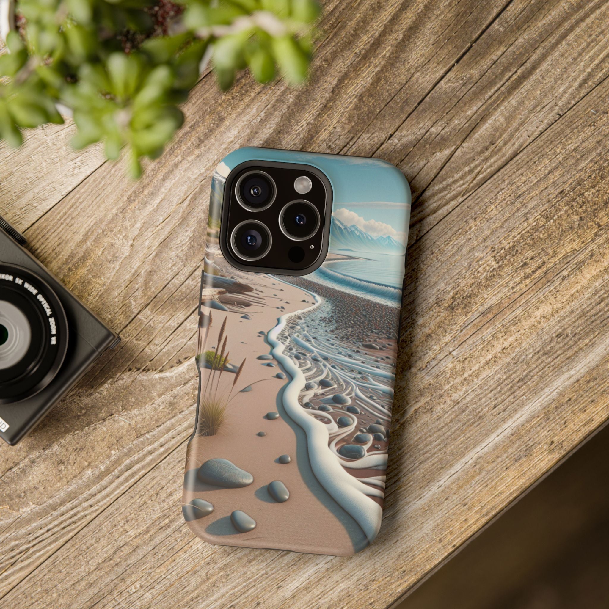 Beach Landscape Impact Resistant Phone Case