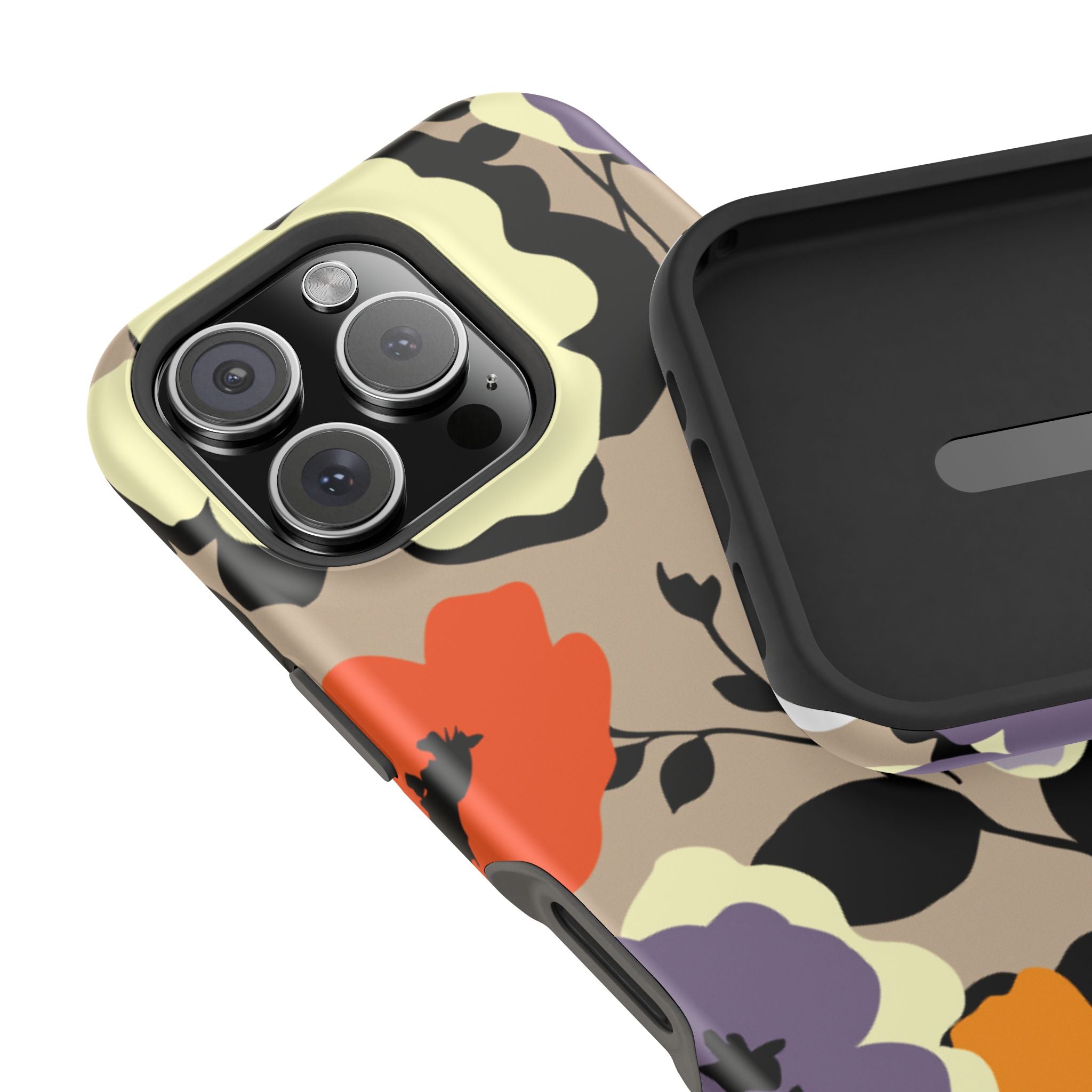 Floral Impact-Resistant Phone Case