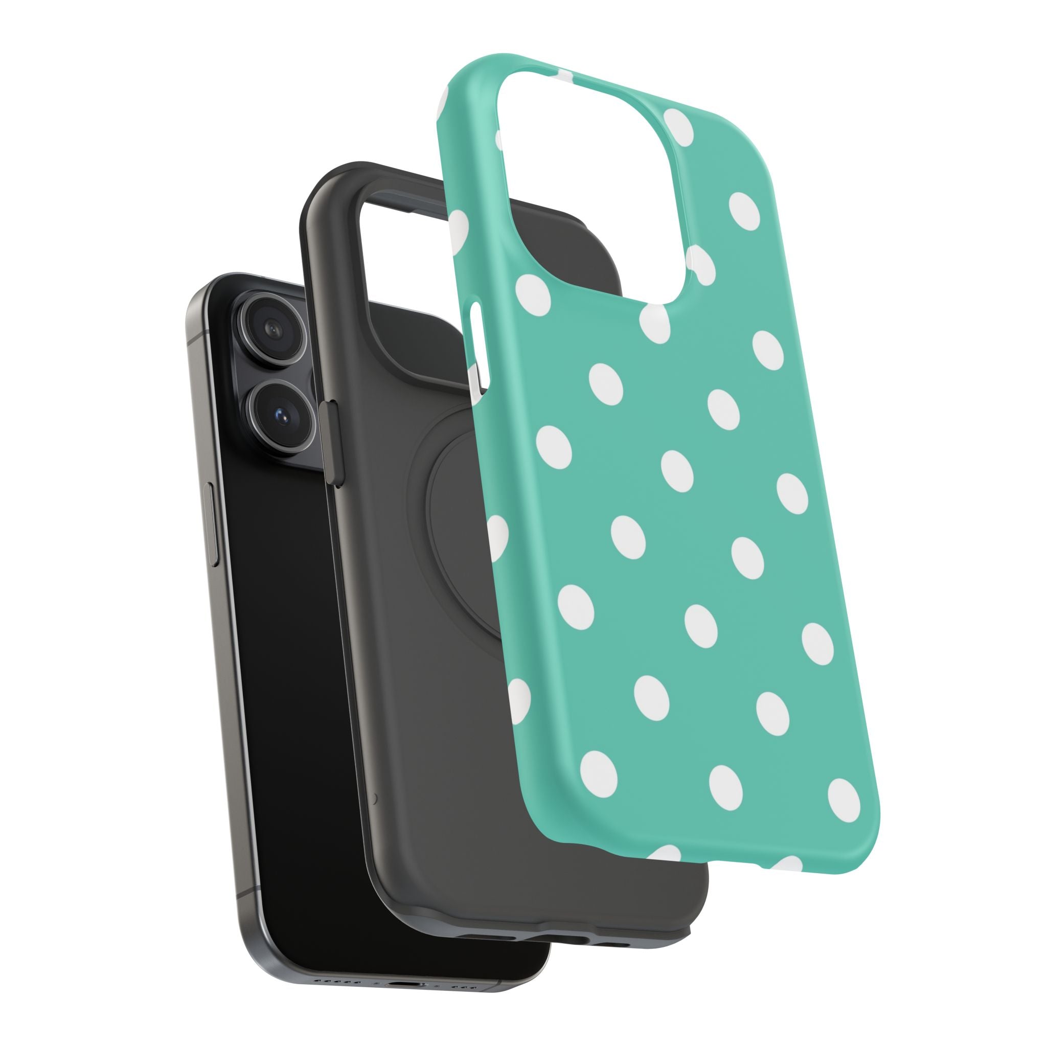 Polka Dot Impact-Resistant Phone Case