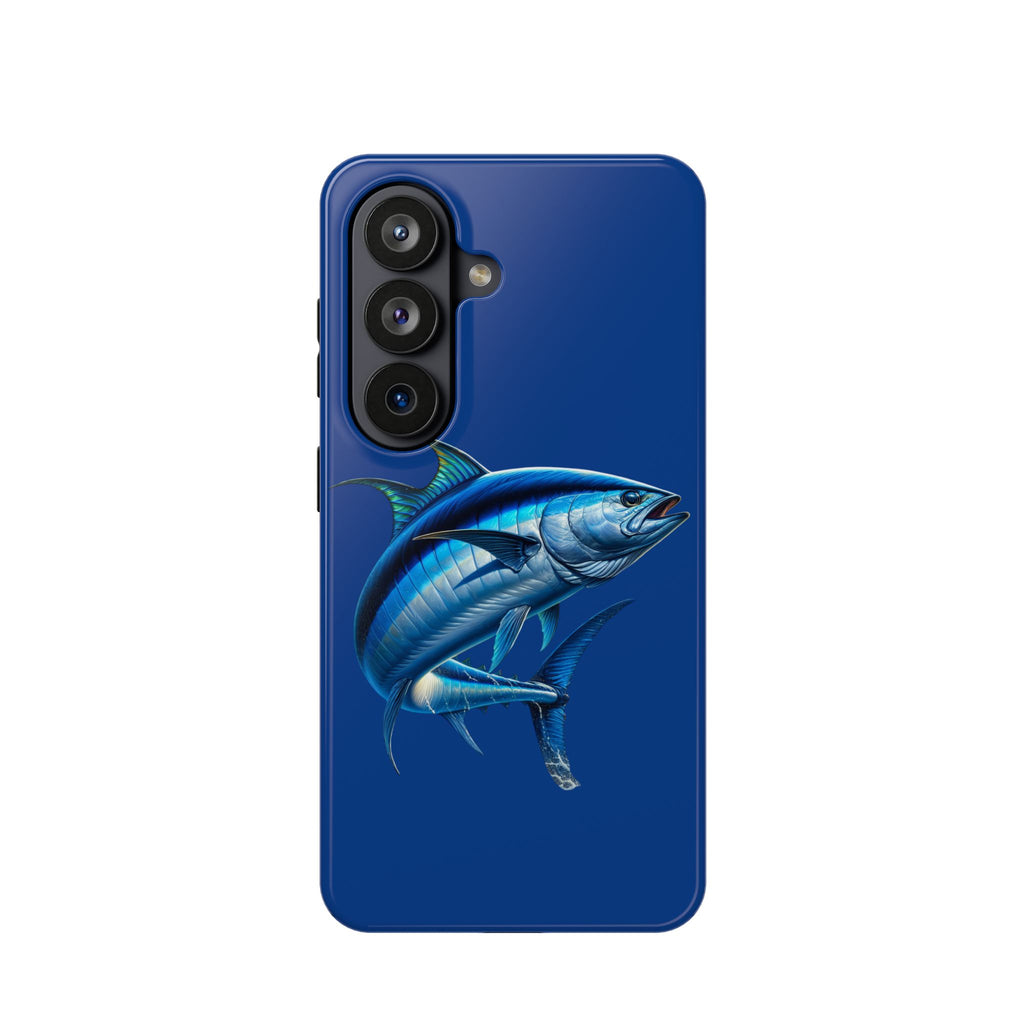 Blue Marlin Impact-Resistant Phone Case — Ocean Fish Protective Cover