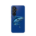 Blue Marlin Impact-Resistant Phone Case — Ocean Fish Protective Cover