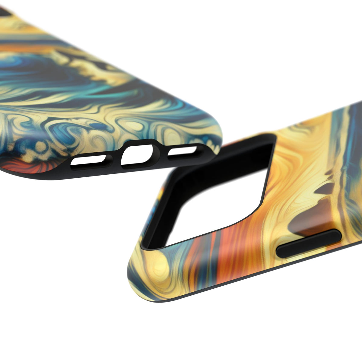 Impact Resistant Phone Case - Surfing Ocean Waves Design, Coastal Decor Gift