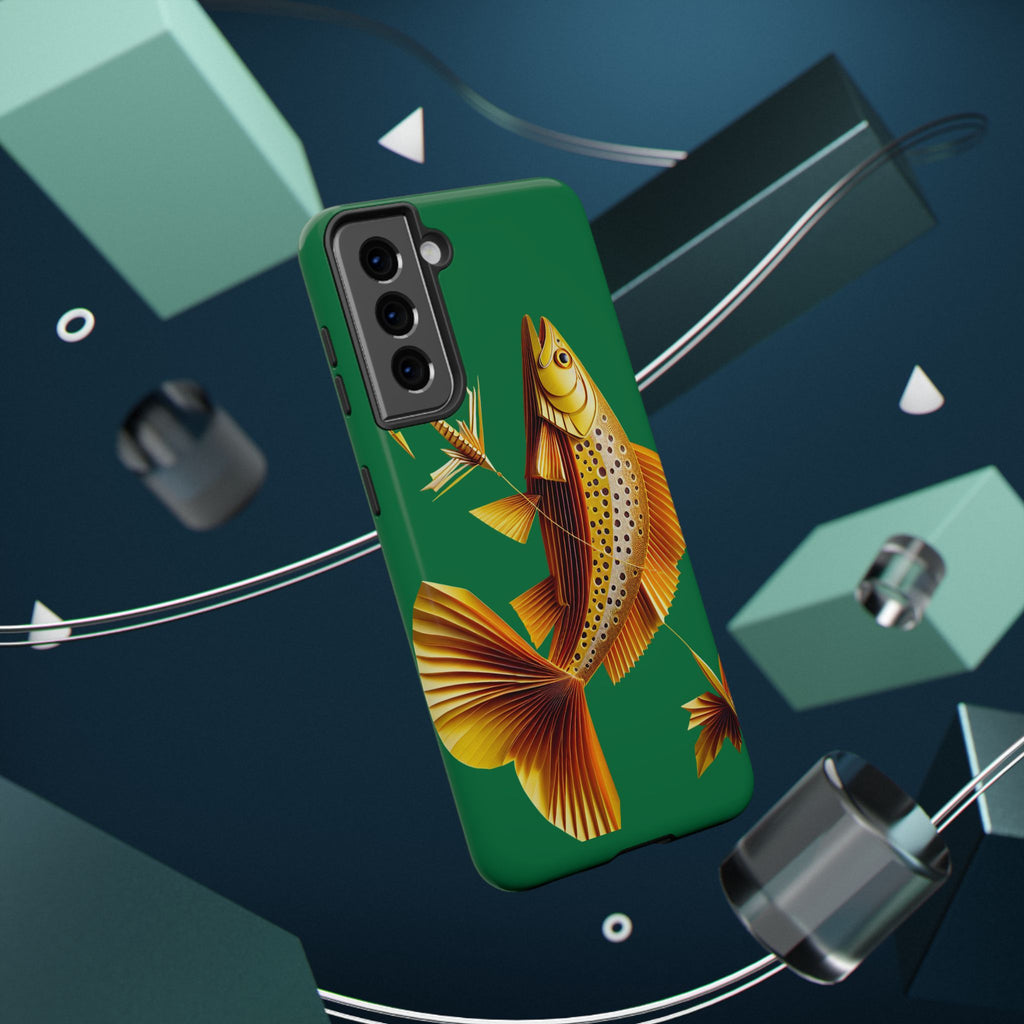 Impact Resistant Phone Case,  Lucky Charm Fish, Outdoor Enthusiast Gift