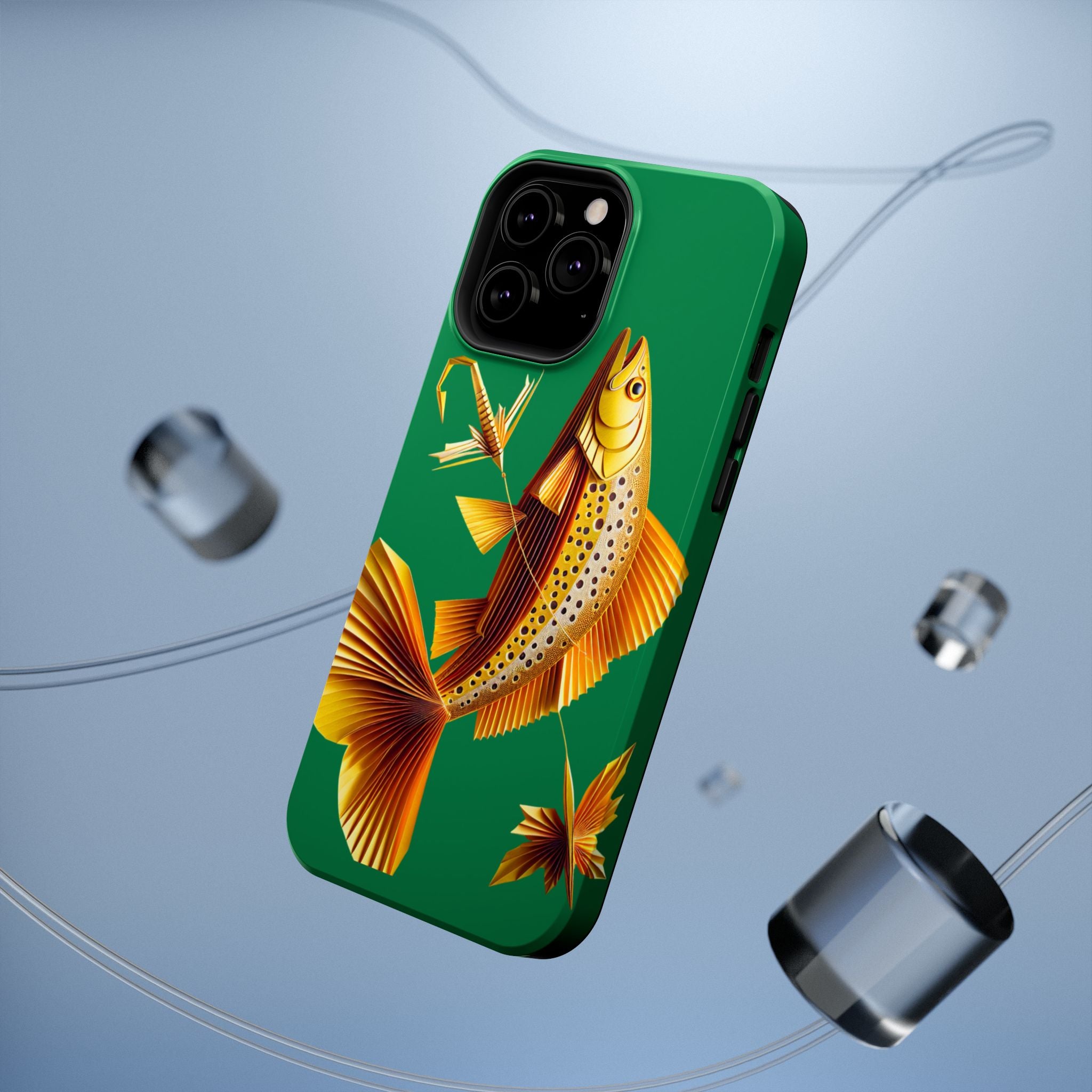 Impact Resistant Phone Case,  Lucky Charm Fish, Outdoor Enthusiast Gift