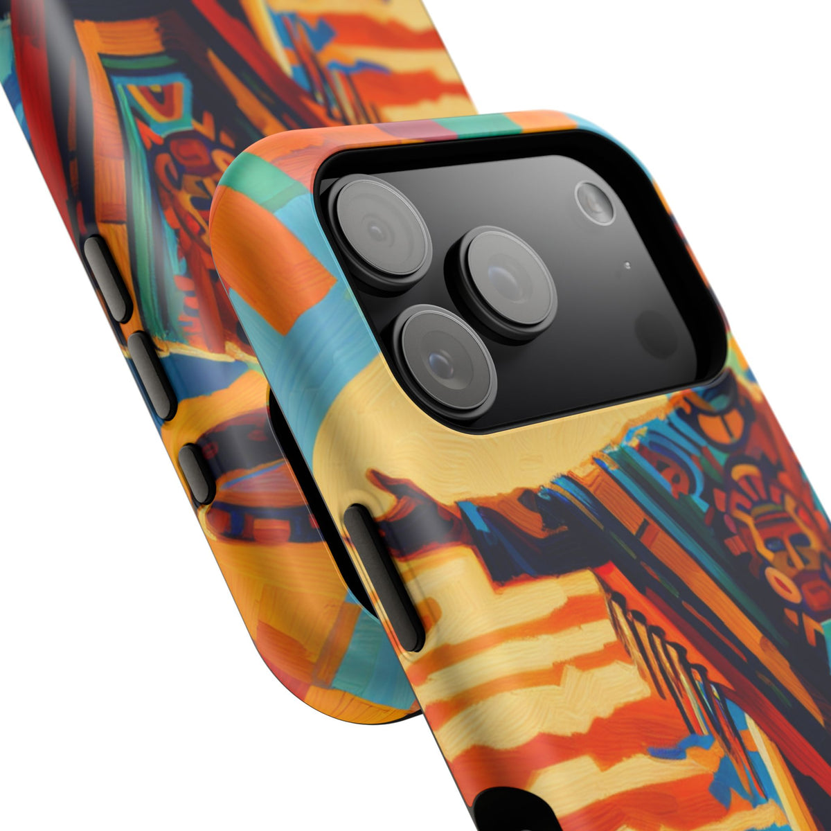 Aztec Sunset Phone Case — Impact‑Resistant Protective Cover