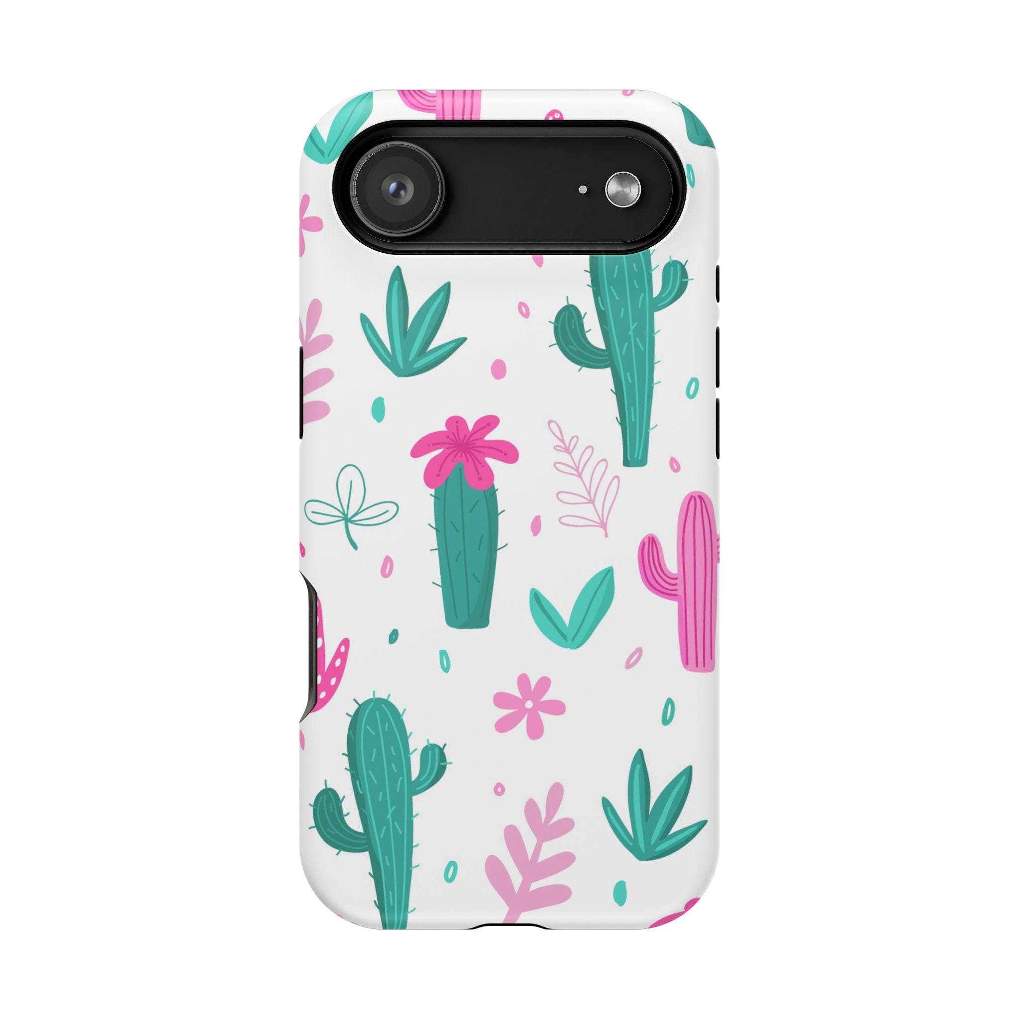 Cactus Pattern Impact Resistant Phone Case