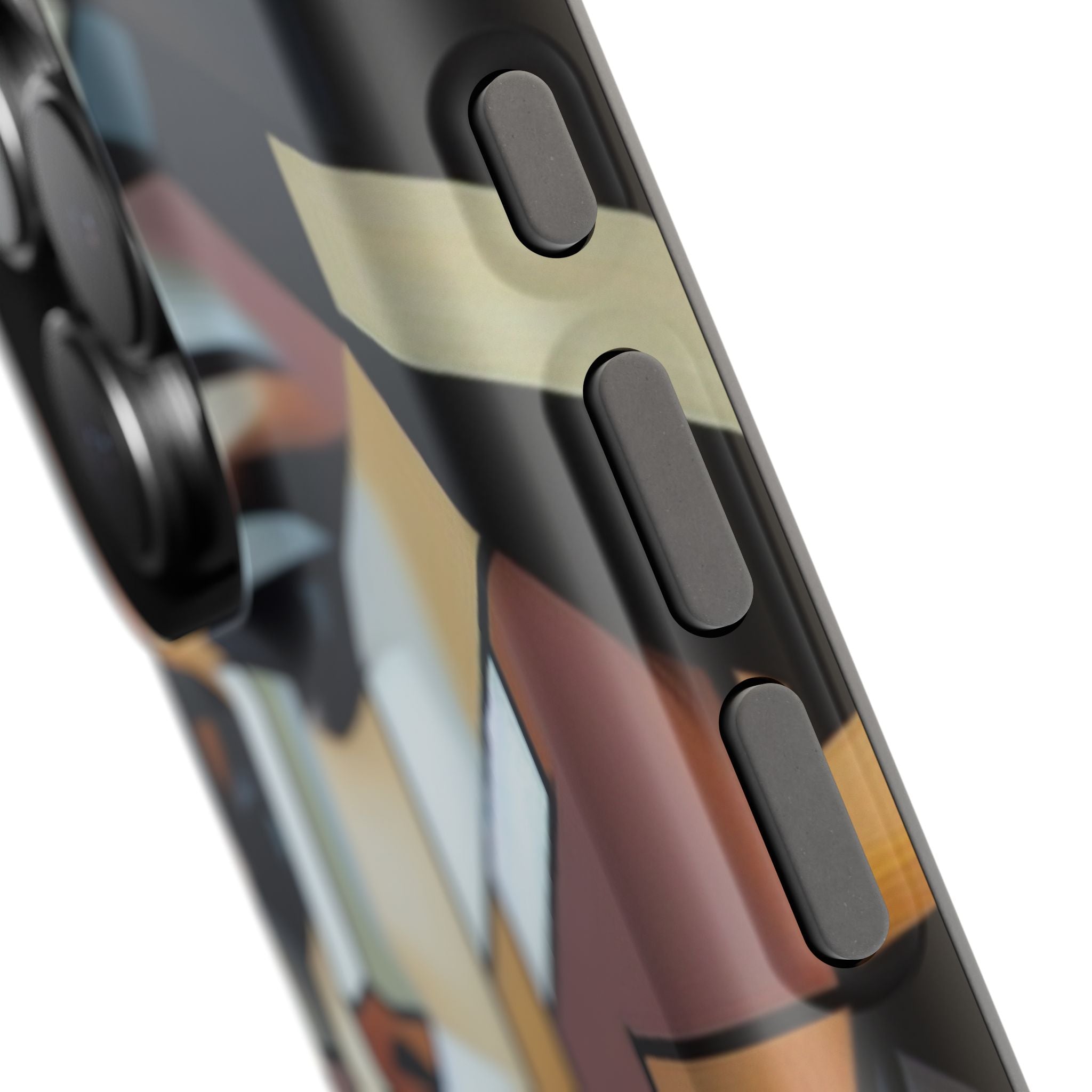Impact Resistant Phone Case -Woman Looking Side Abstract