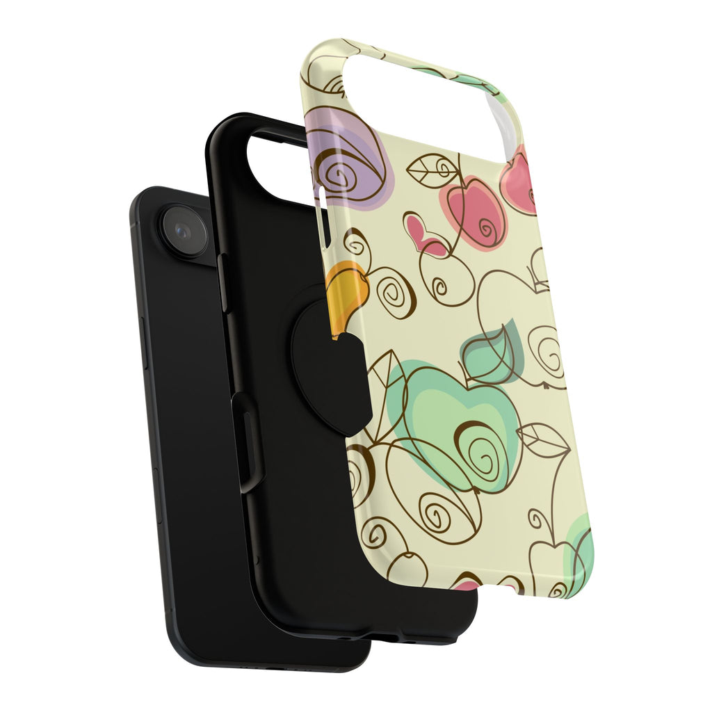 Colorful Floral Phone Case, Impact-Resistant