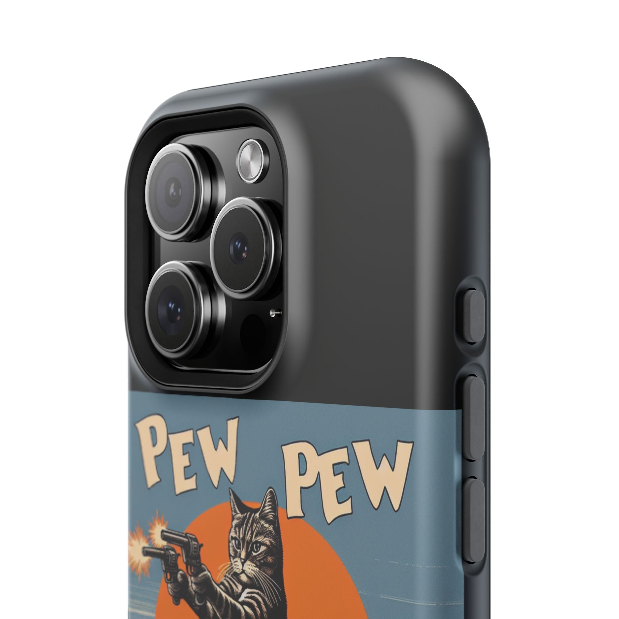 Impact Resistant Phone Case - Pew Pew Kitty